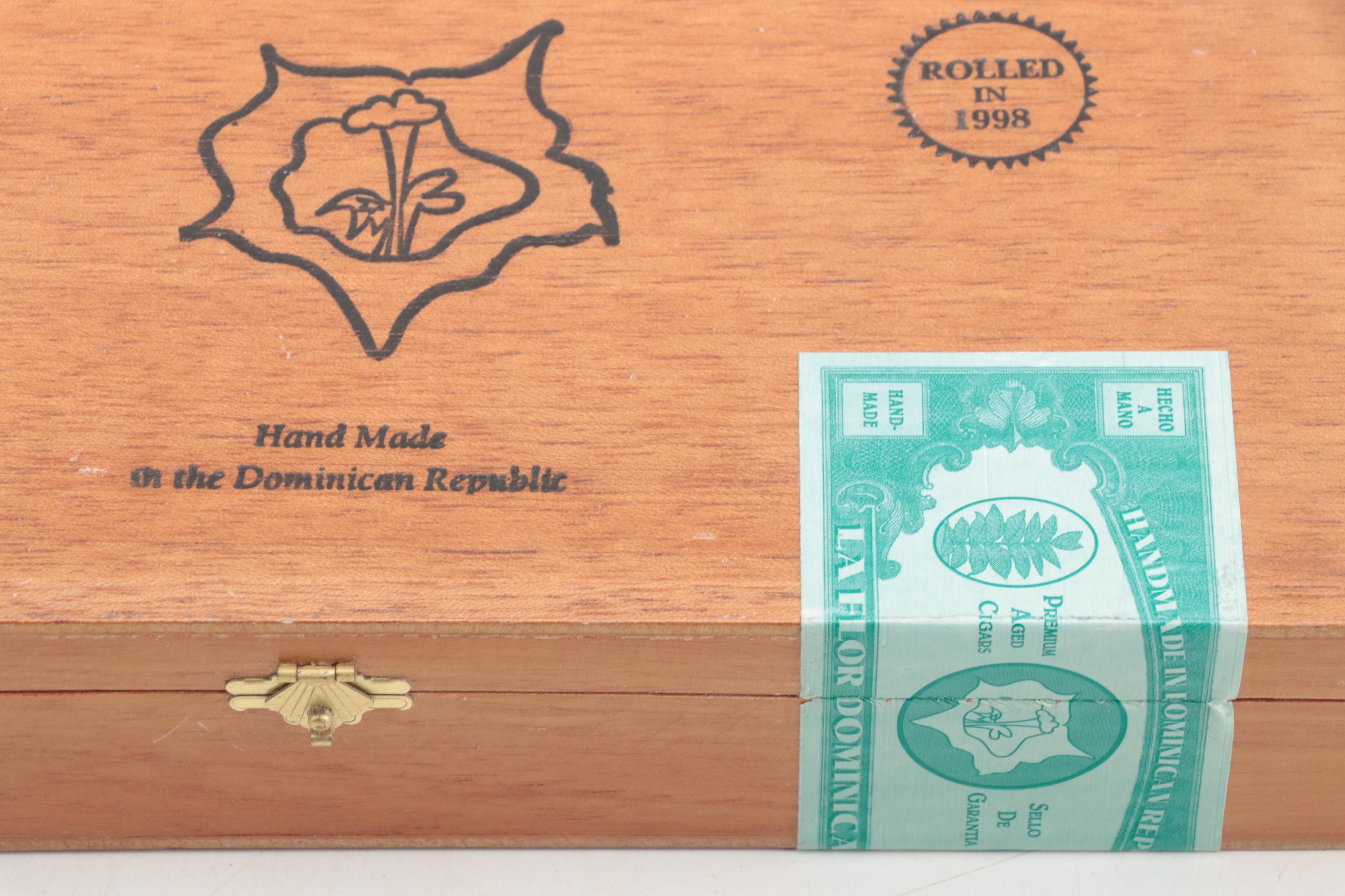La Flor Dominicana and Madrigal Habana Cigar Boxes with Stationary Box