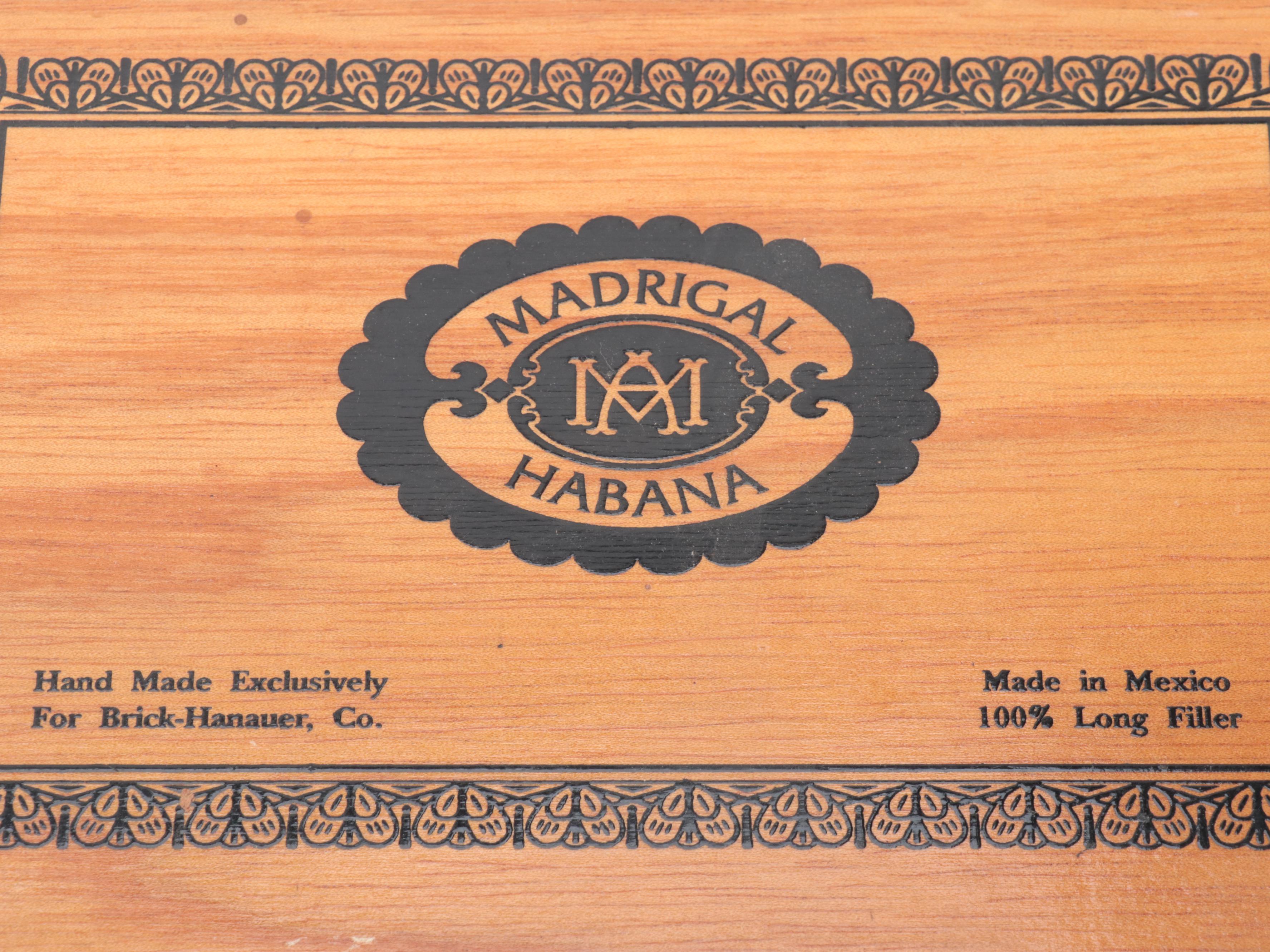 La Flor Dominicana and Madrigal Habana Cigar Boxes with Stationary Box