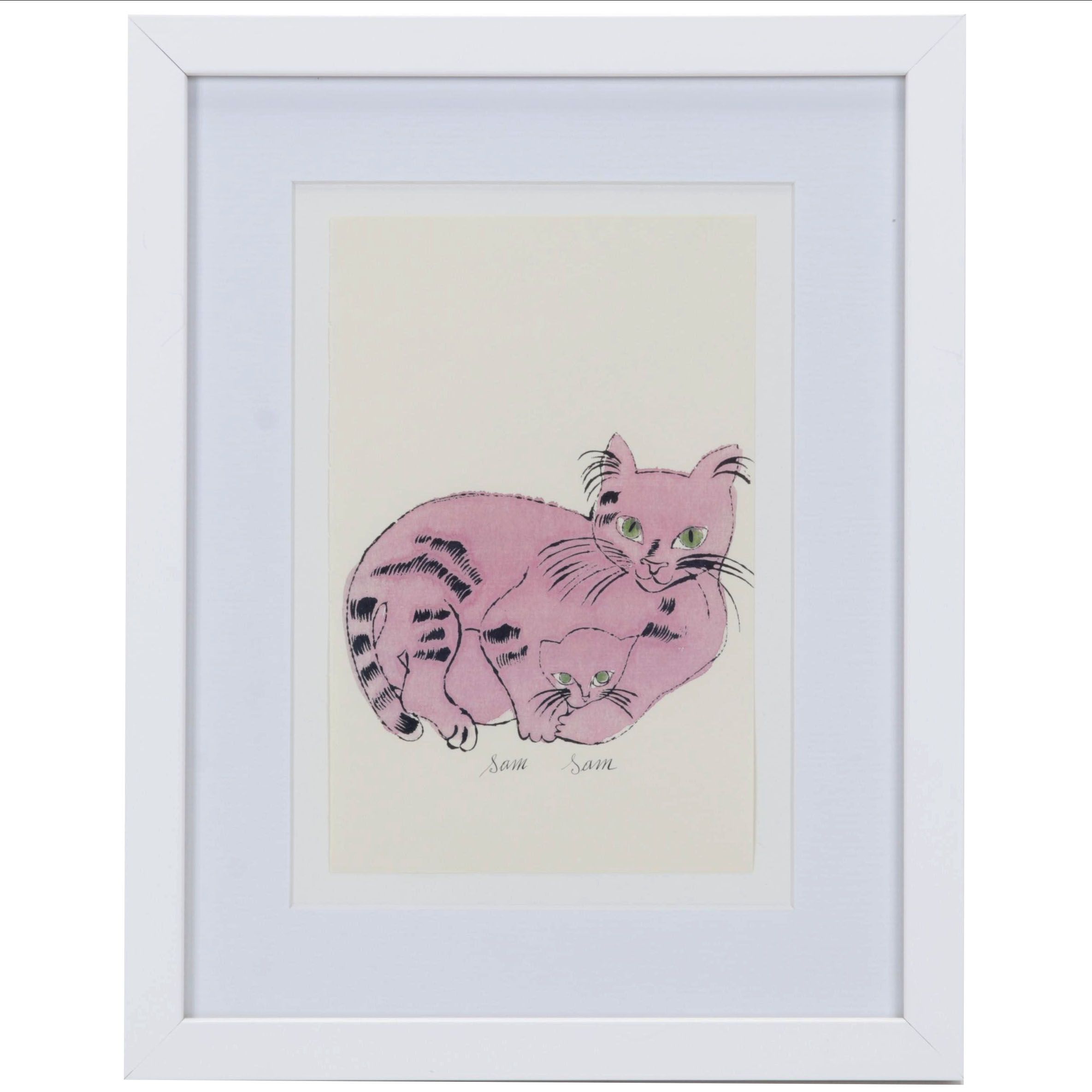 Offset Lithograph After Andy Warhol From "25 Cats Name Sam and One Blue Pussy"