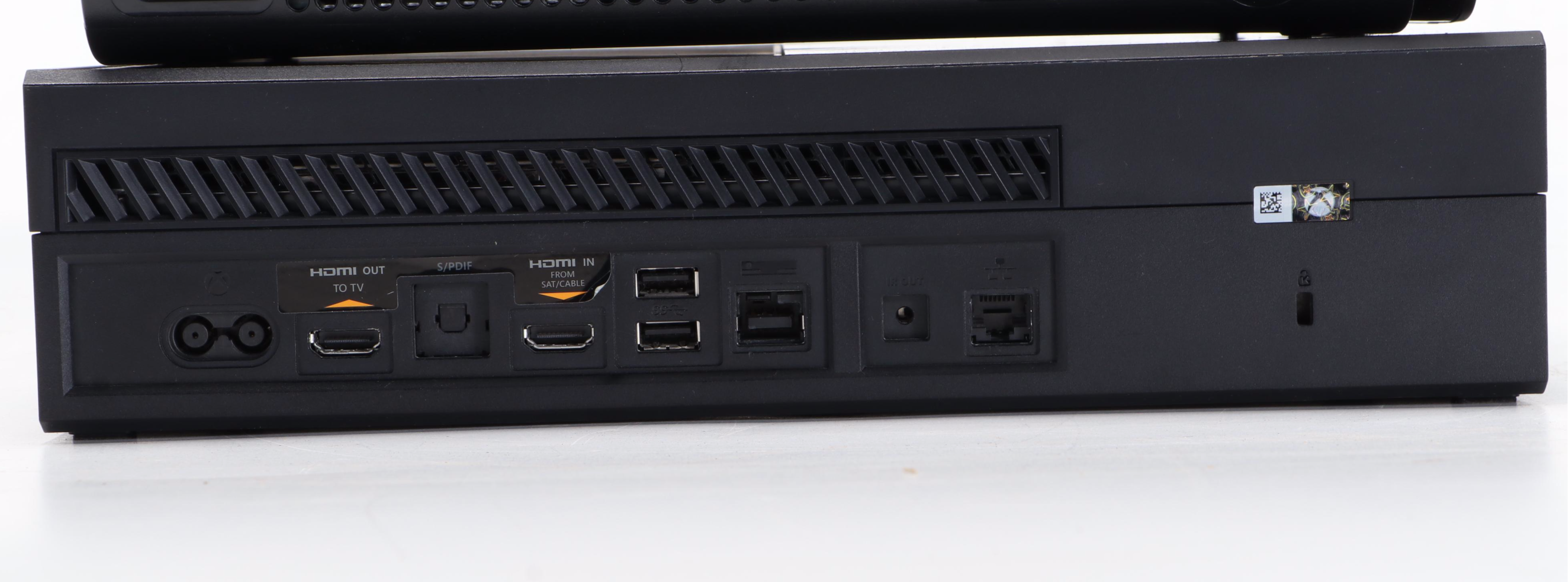 Microsoft Xbox One and Xbox 360 with Sony BDP-S3500 Blu-Ray Player