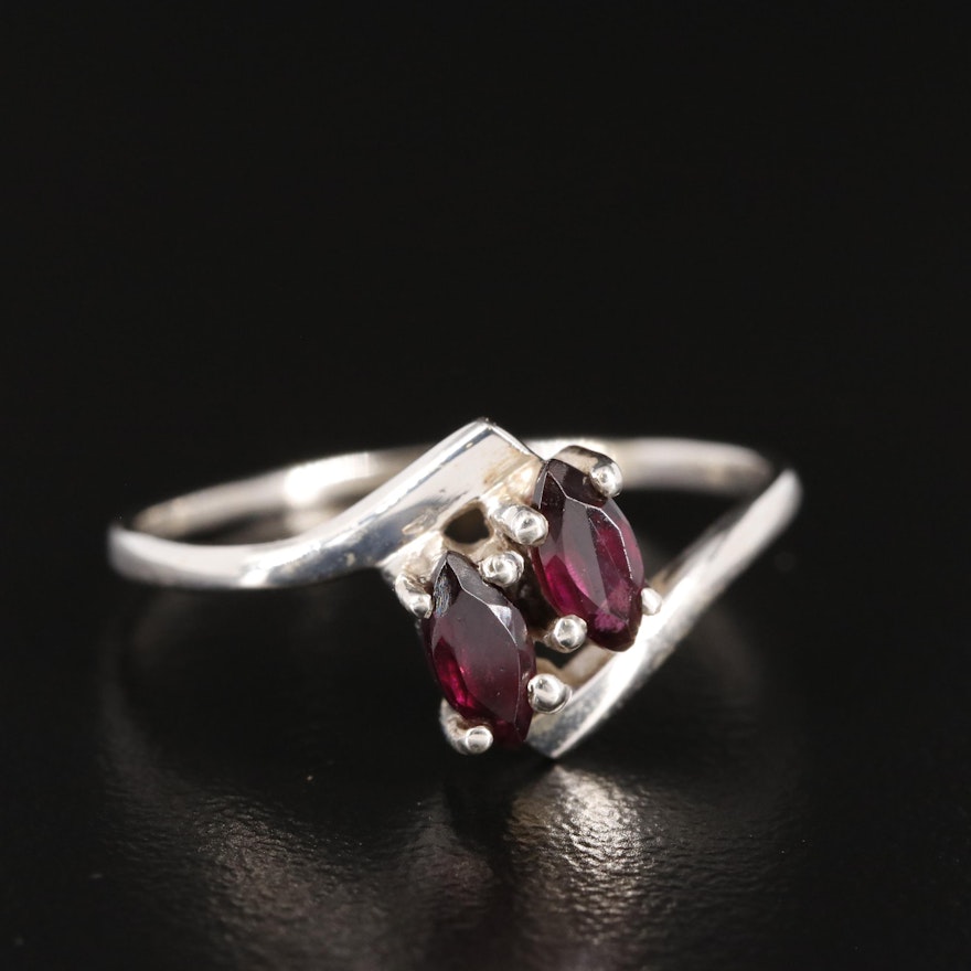 Sterling Garnet Ring