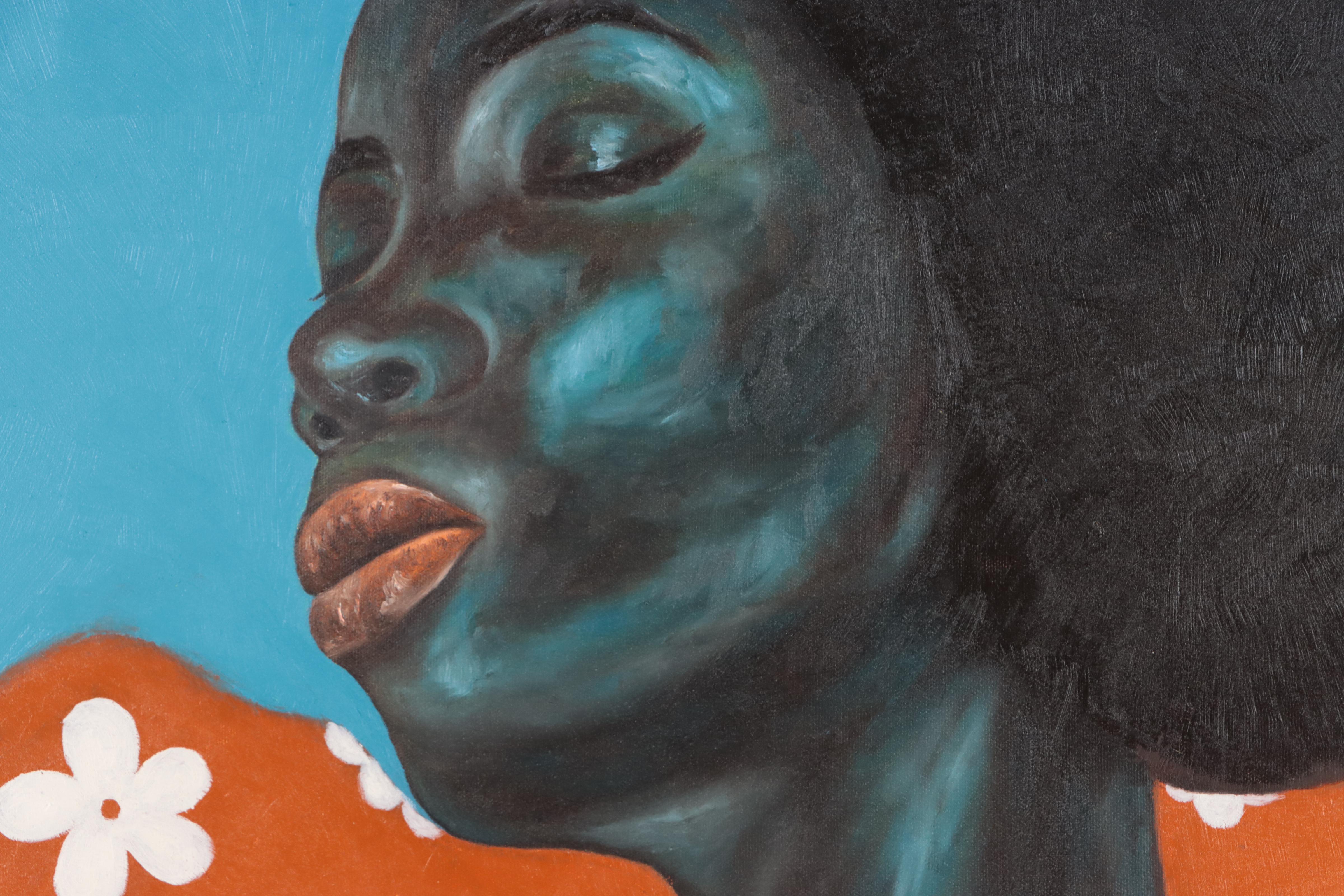 Oluwakemi Omowaire Oil Painting "Reign," 2023