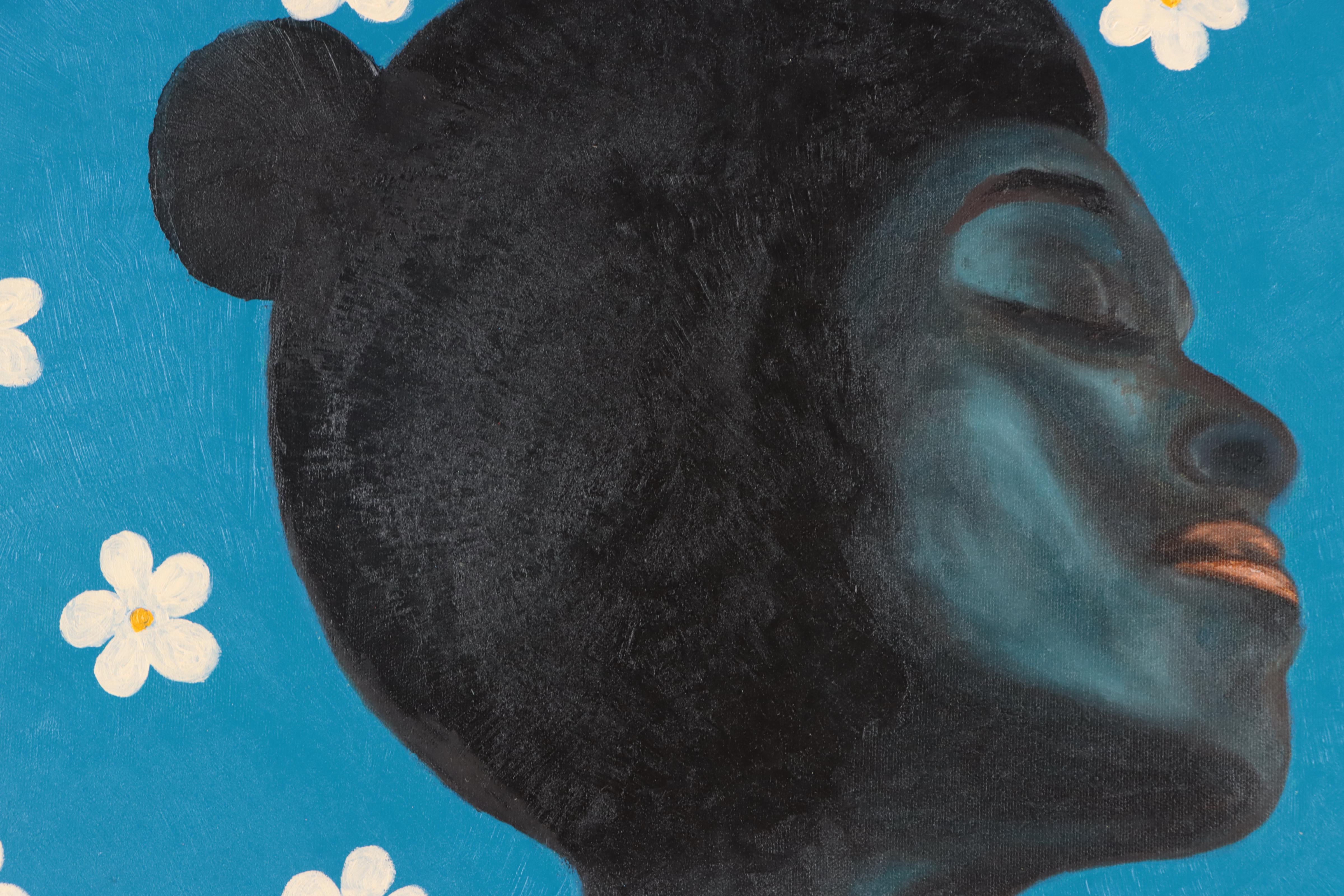 Oluwakemi Omowaire Oil Portrait, 21st Century