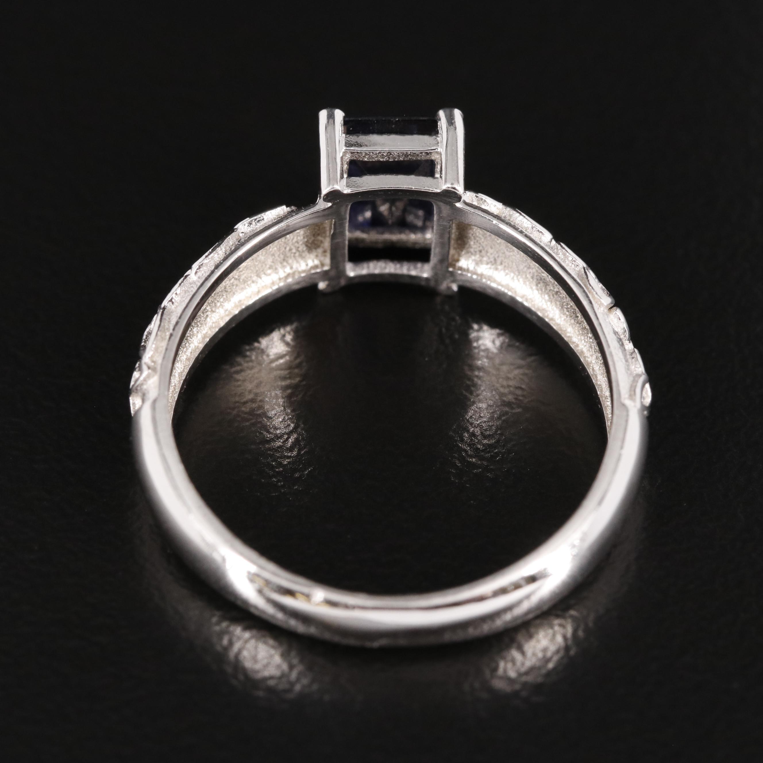 Sterling Tanzanite Ring