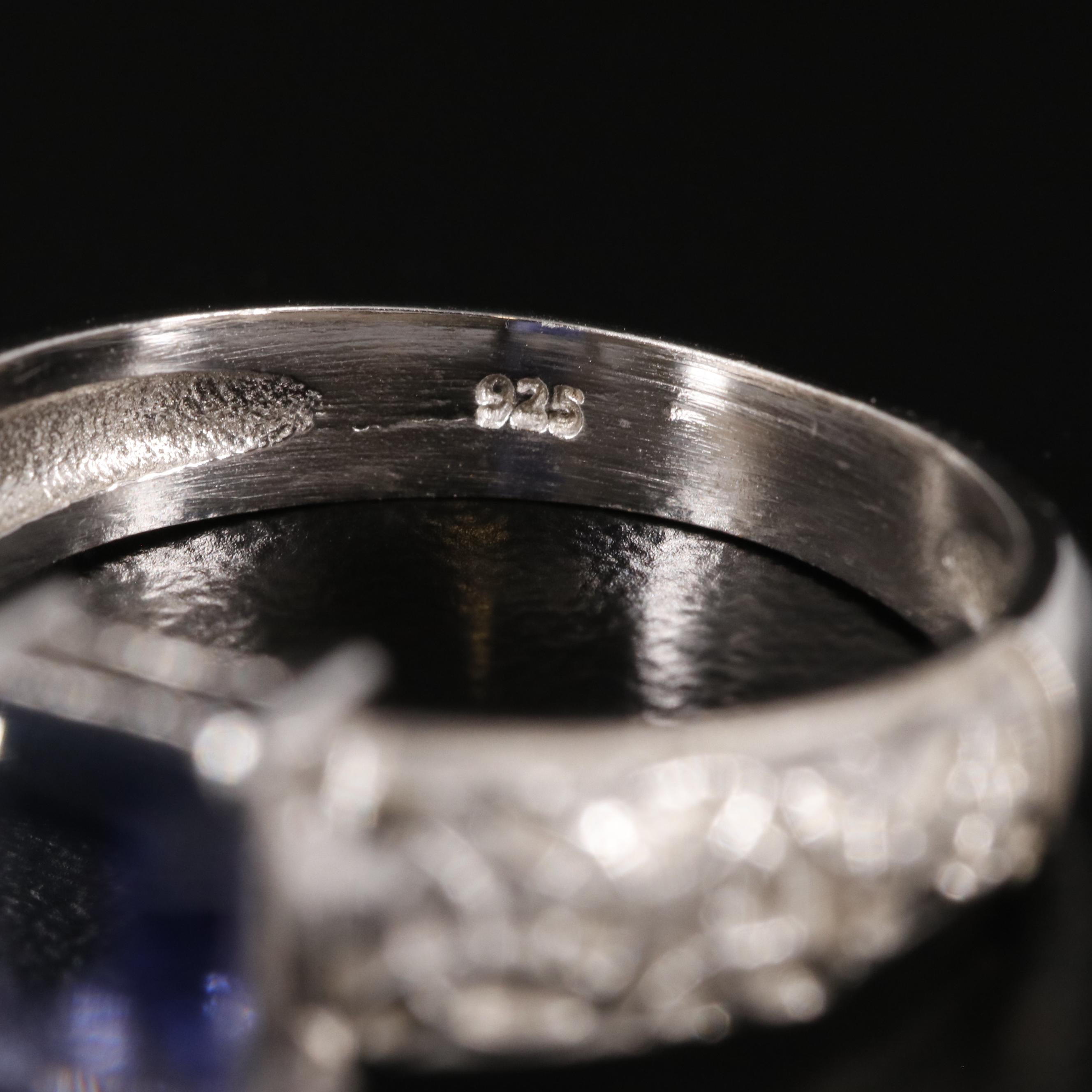 Sterling Tanzanite Ring