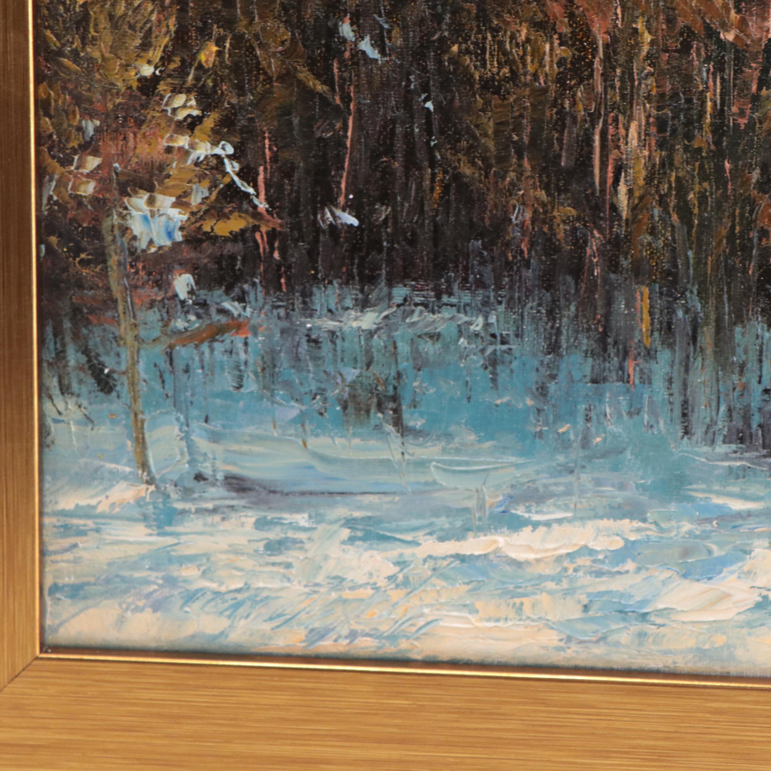 Garncarek Aleksander Oil Painting "Las," 2022