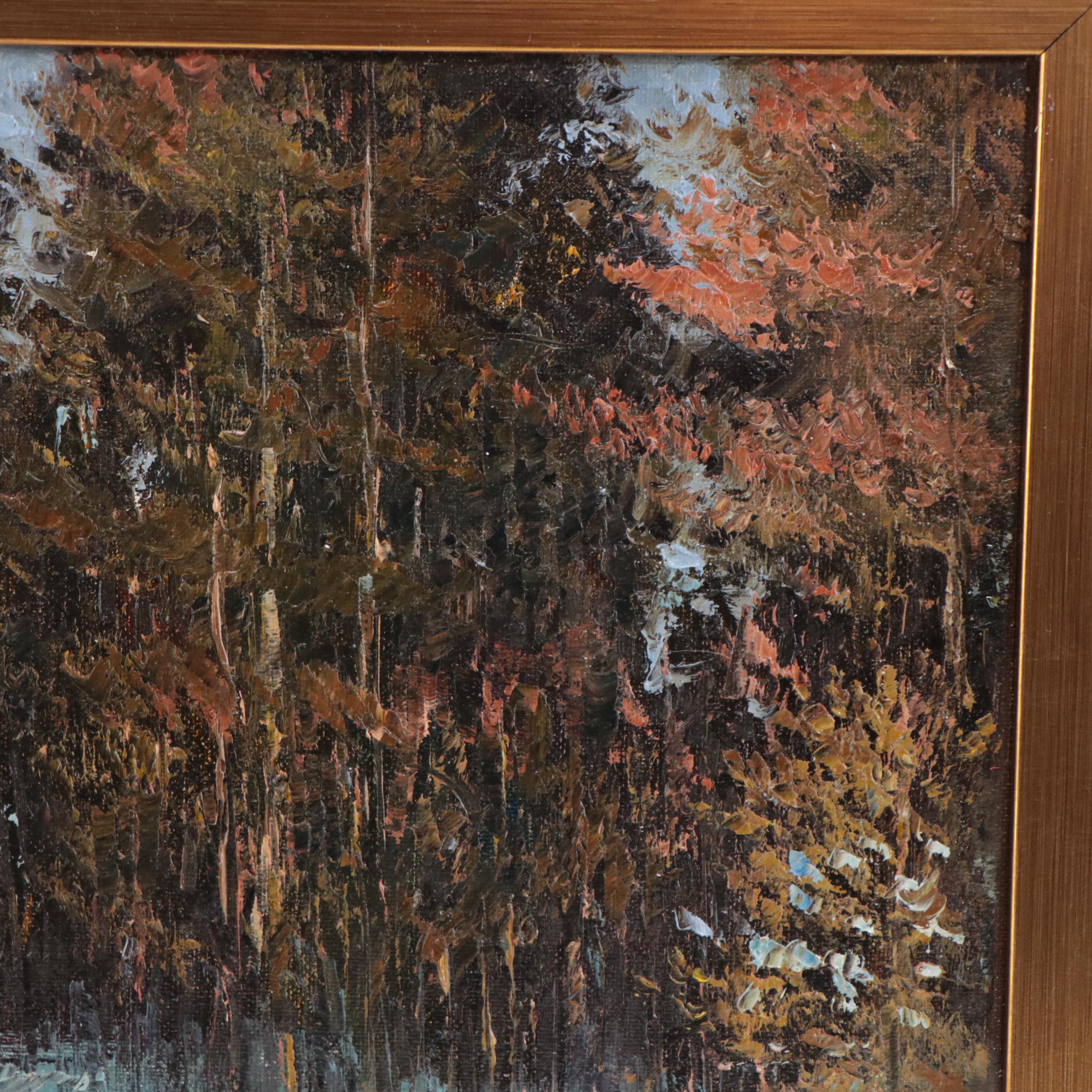 Garncarek Aleksander Oil Painting "Las," 2022