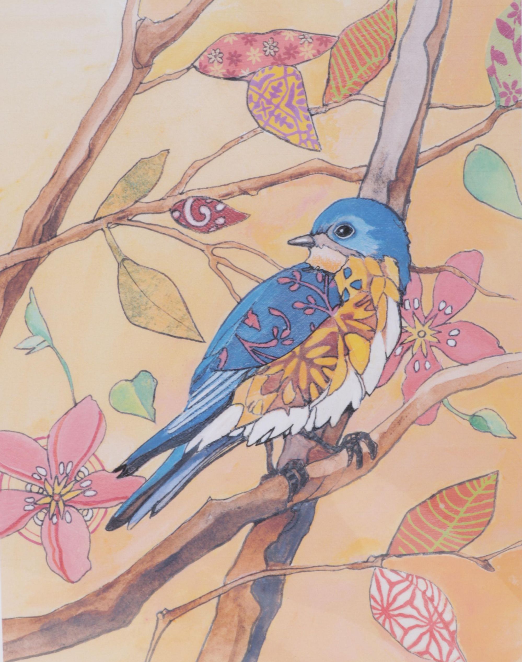 Marty Husted Giclée "Bluebird Fancy," 2015