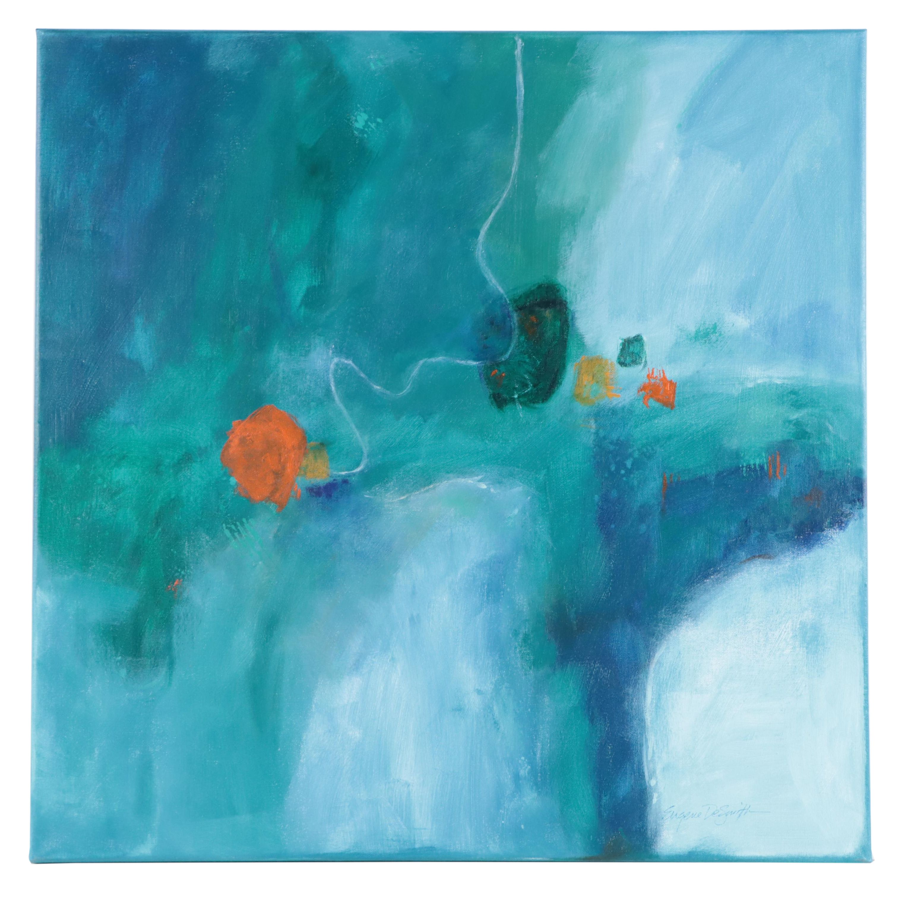 Eugene DeSmith Abstract Acrylic Painting, 2023