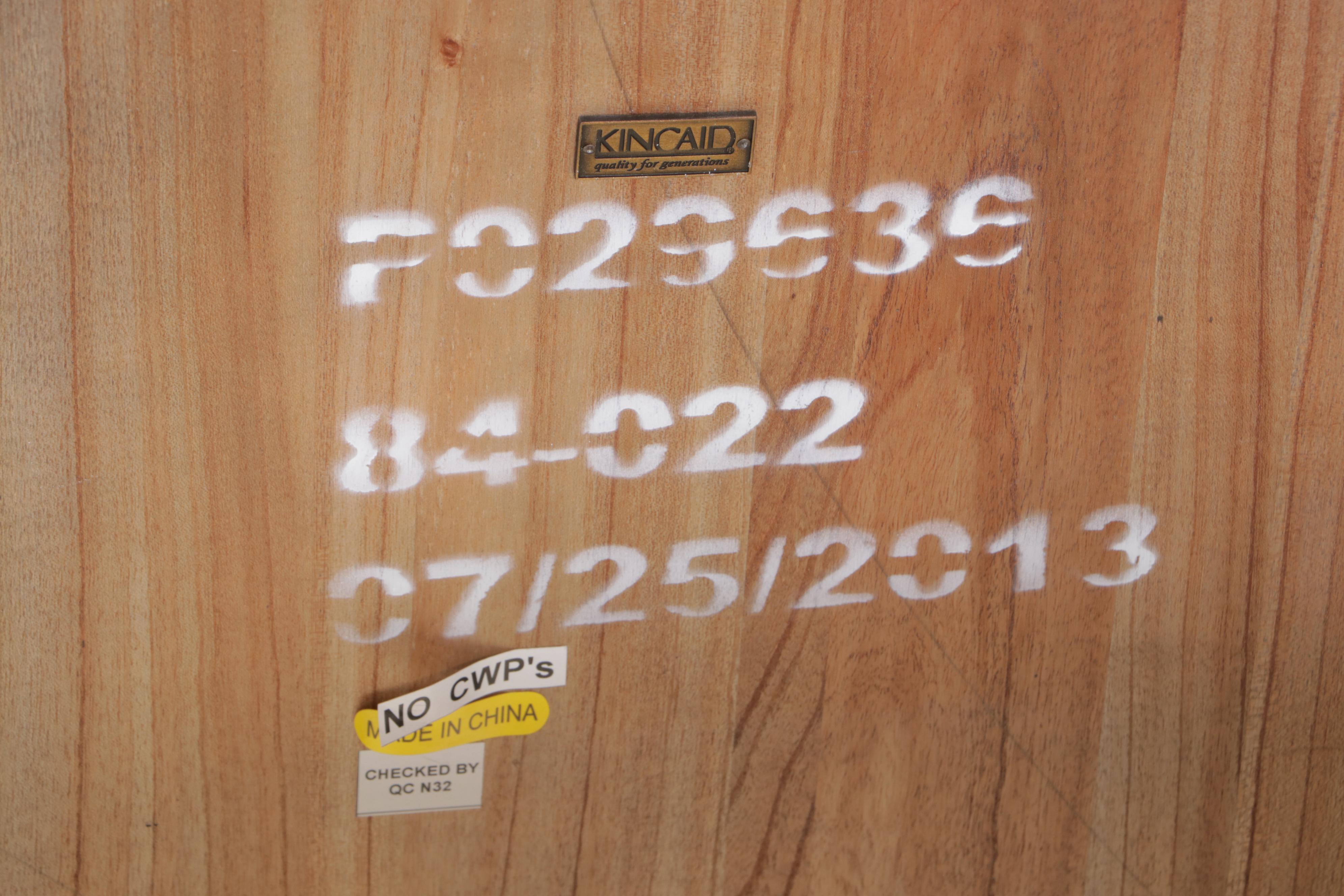 Two Kincaid "Montreat" White Cedar Side Tables