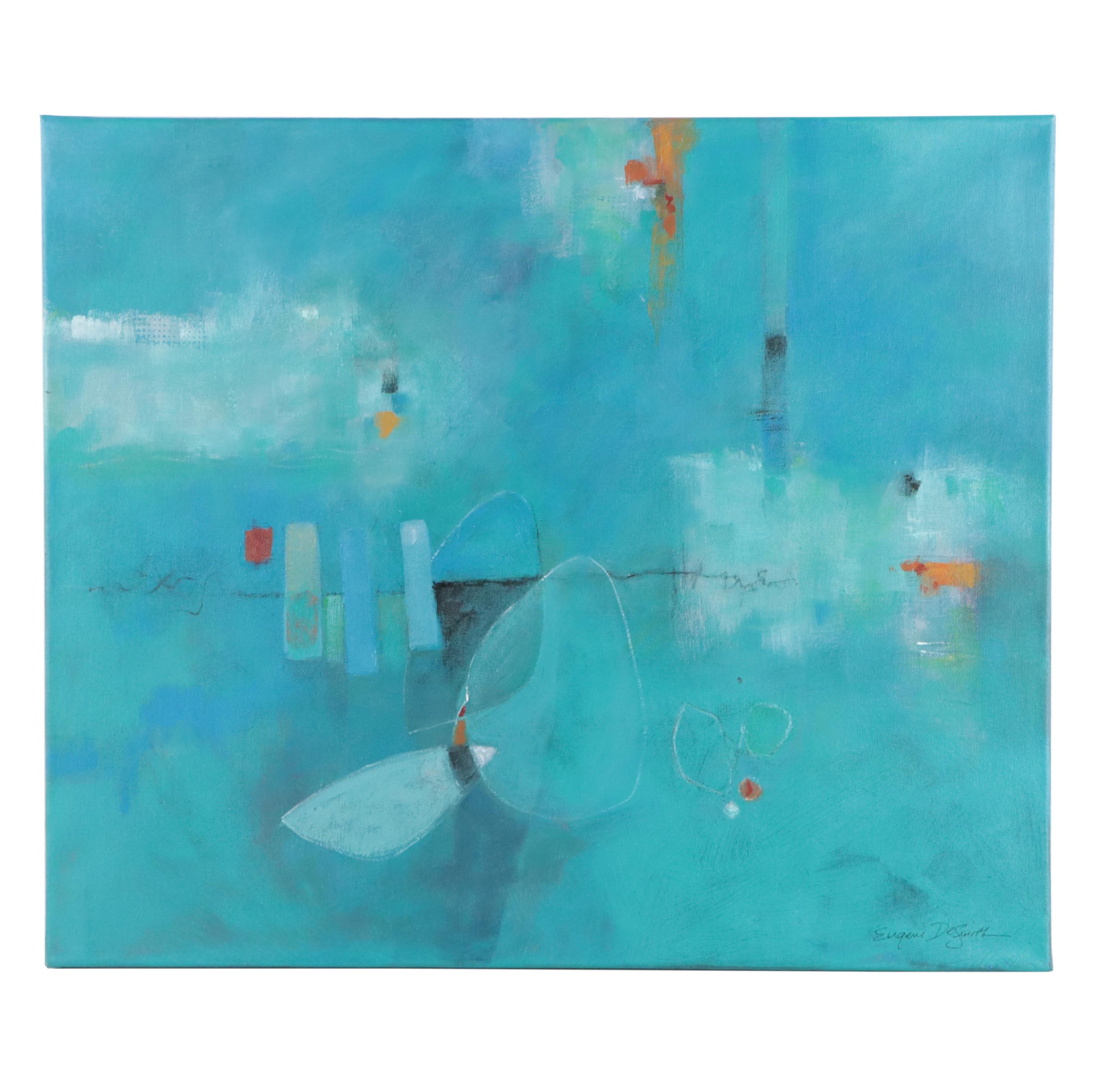 Eugene DeSmith Abstract Acrylic Painting, 2023
