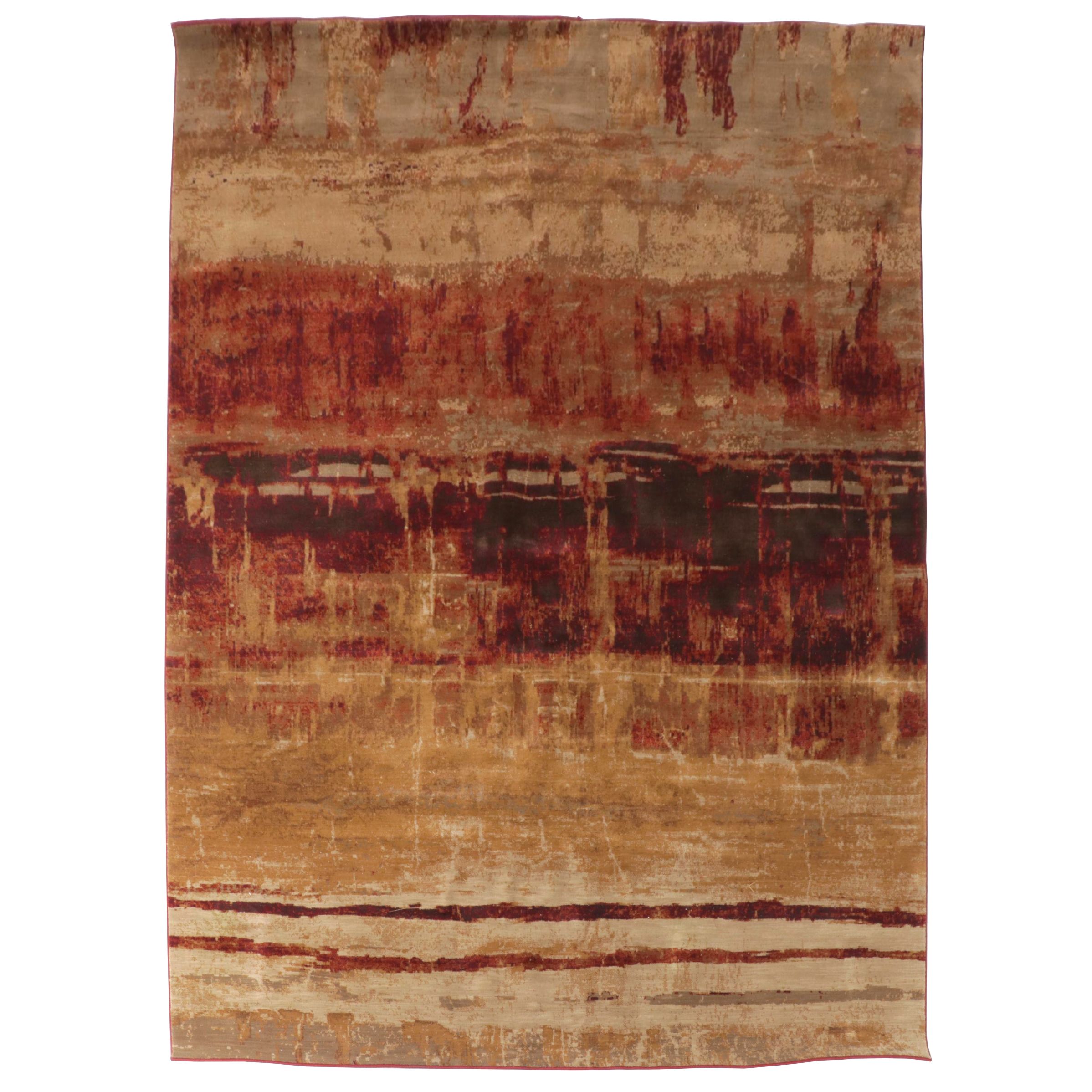 9'6 x 13' Machine Made Karastan Artois Mericourt Crimson  Room Sized Rug