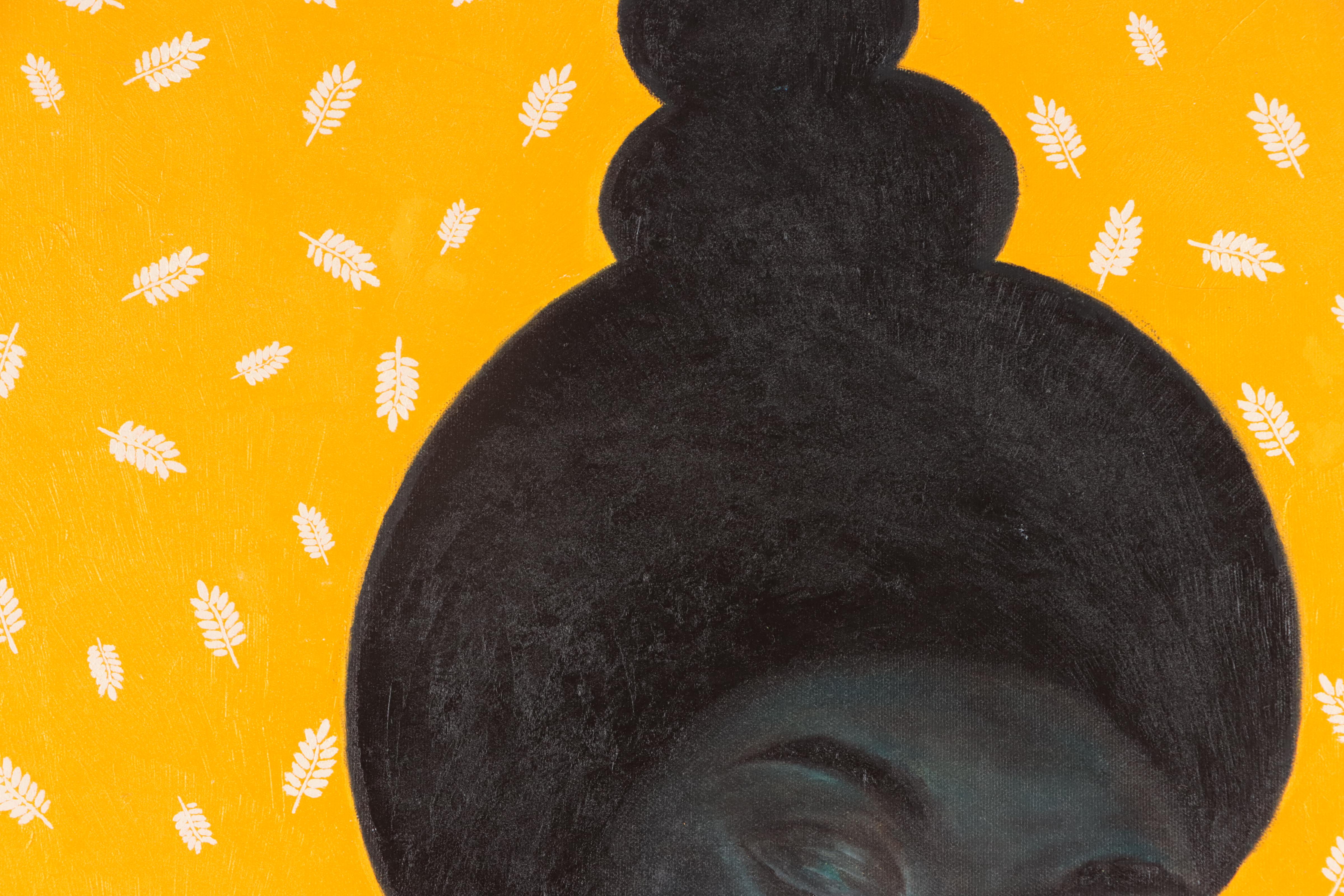 Oluwakemi Omowaire Oil Painting "Here Is Home," 21st Century