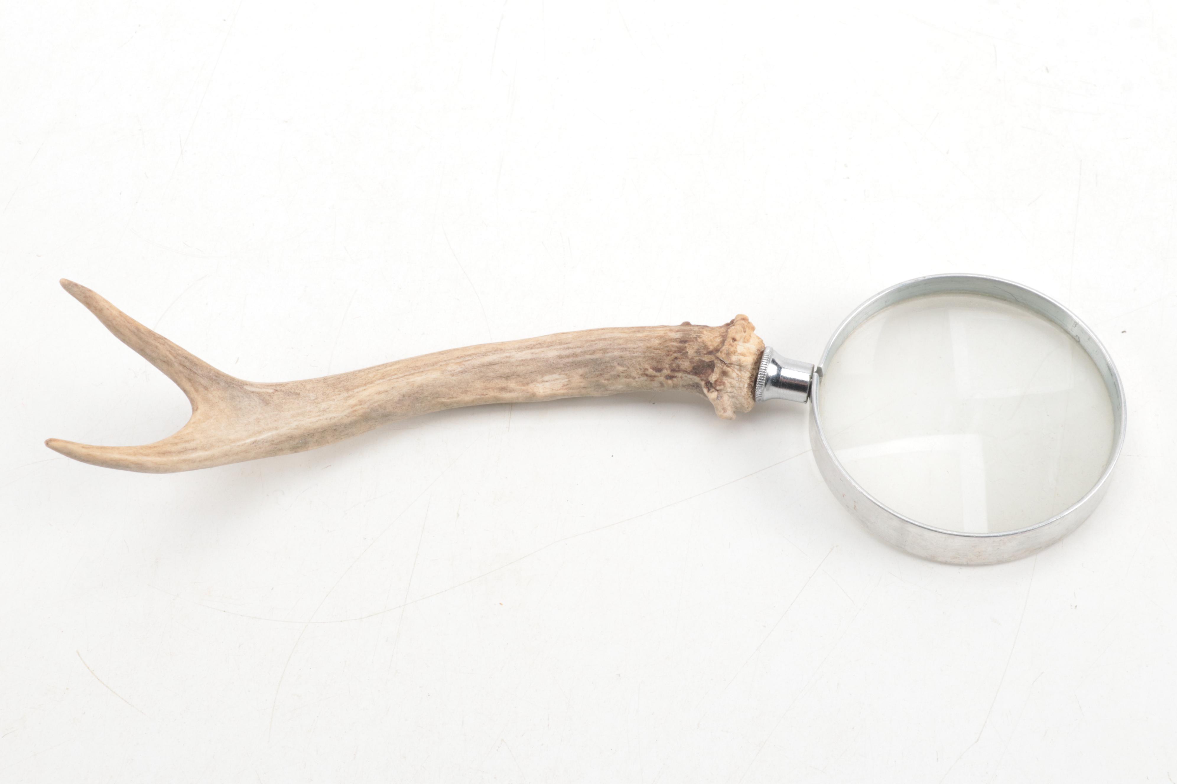 Antler and Horn Handled Magnifying Glasses