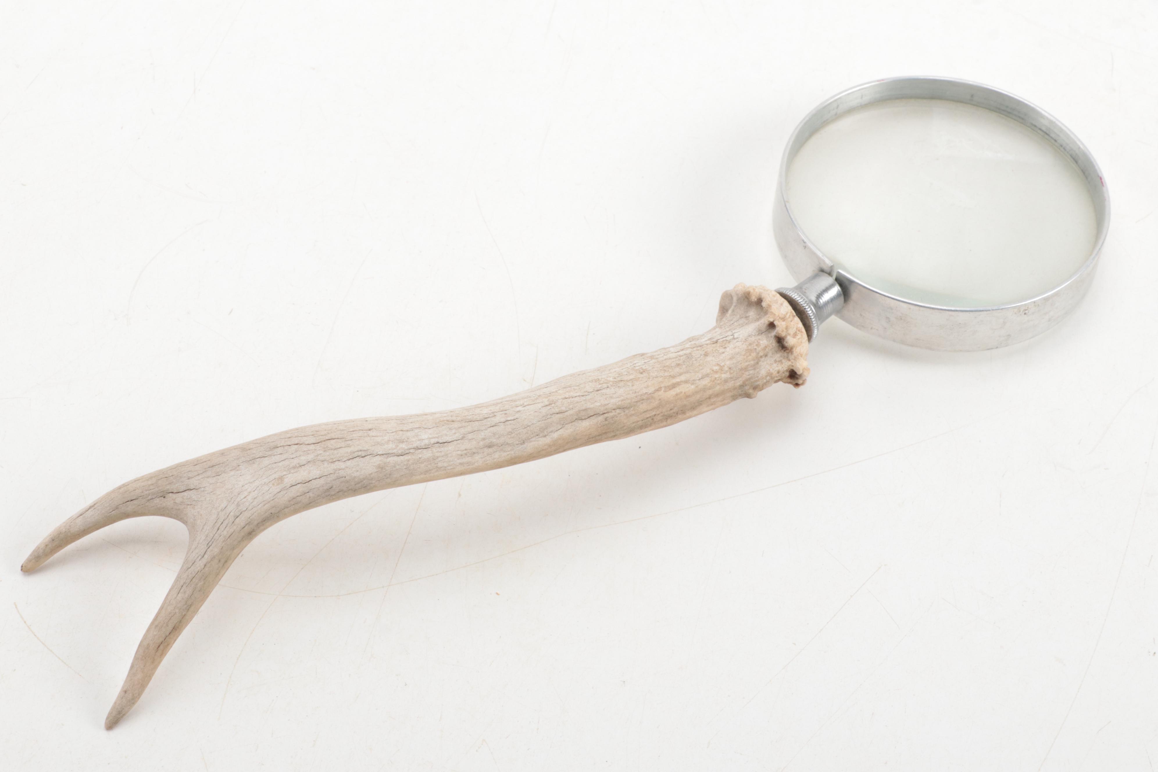 Antler and Horn Handled Magnifying Glasses