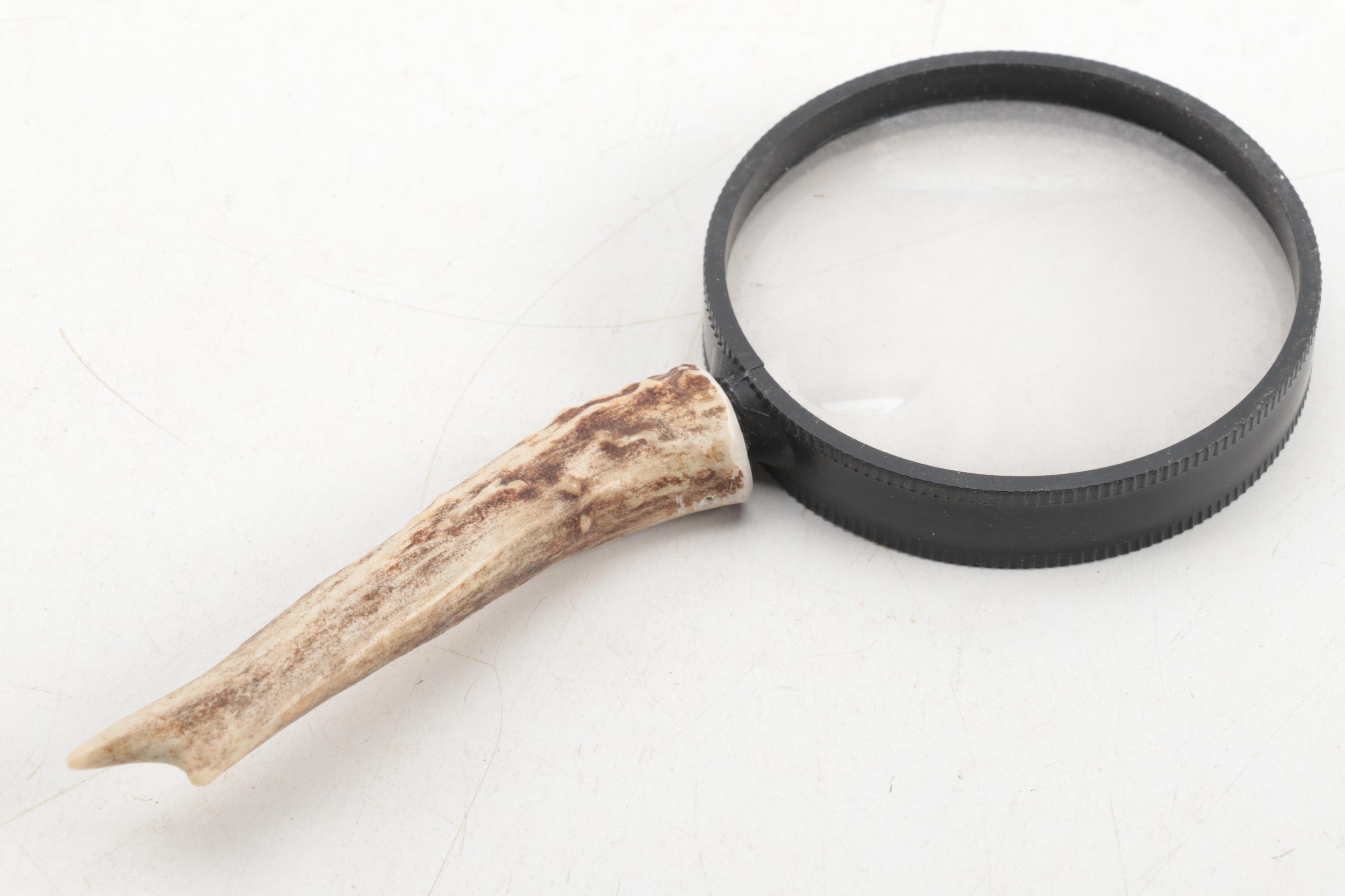 Antler and Horn Handled Magnifying Glasses