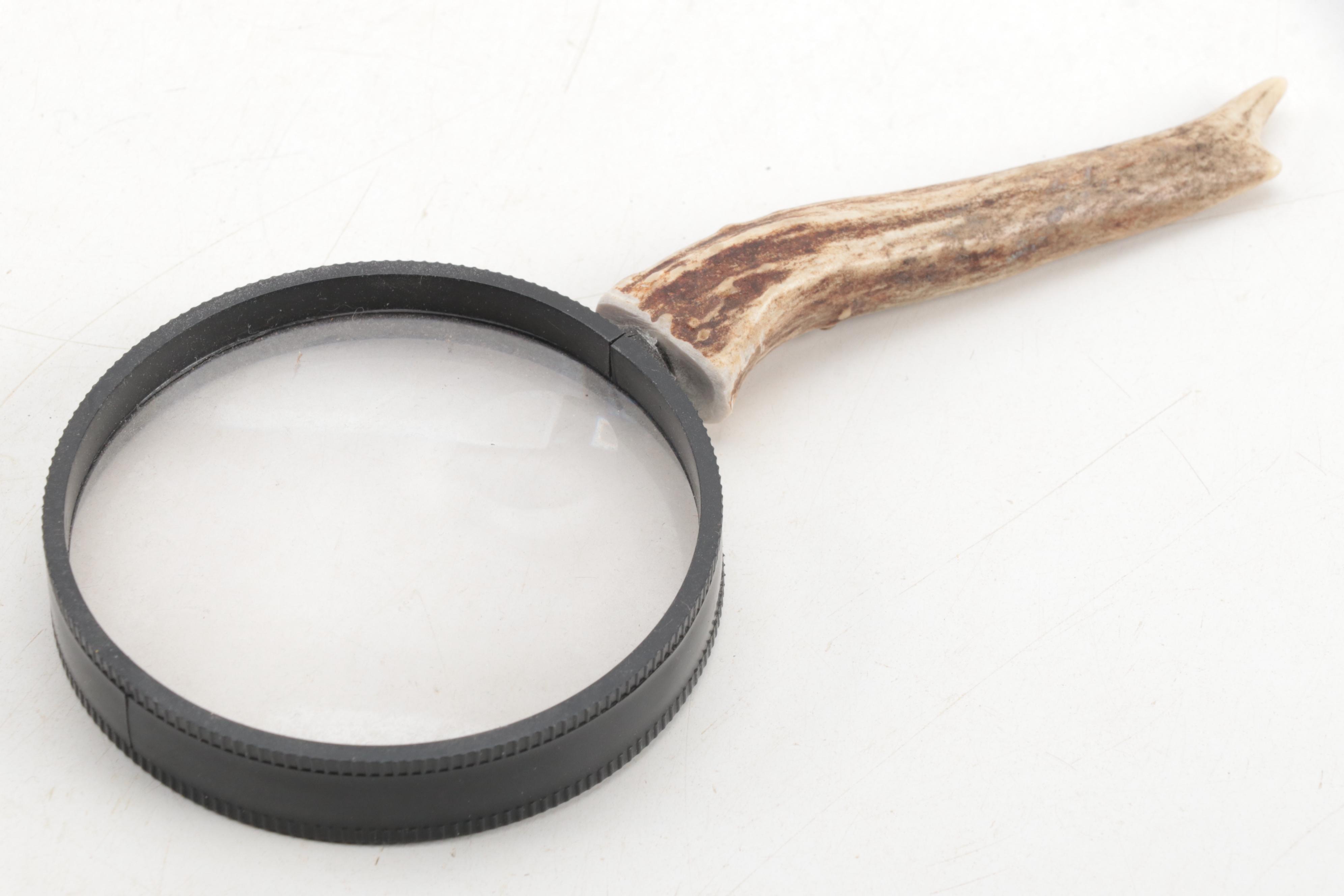 Antler and Horn Handled Magnifying Glasses