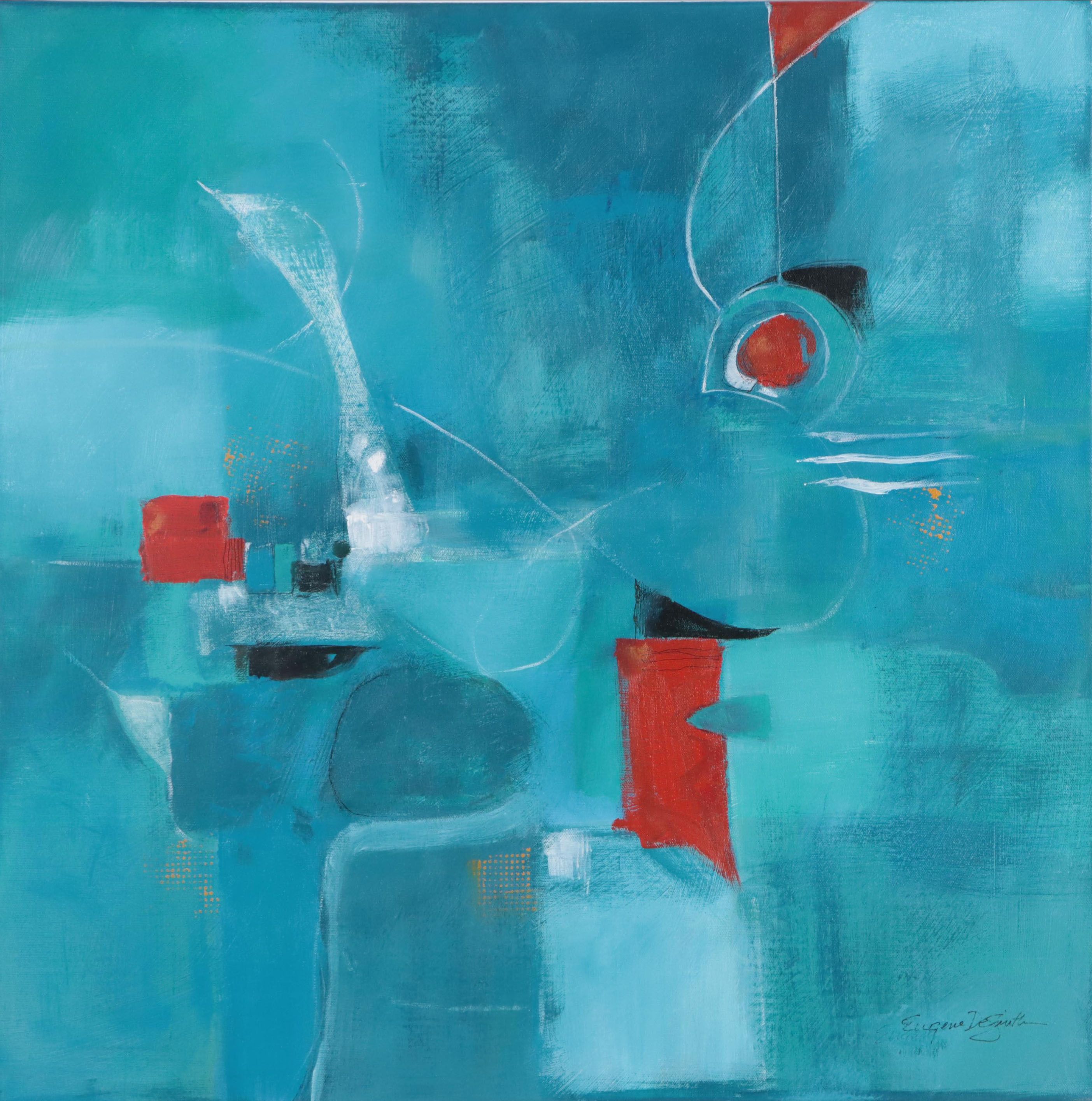 Eugene DeSmith Abstract Acrylic Painting, 2023