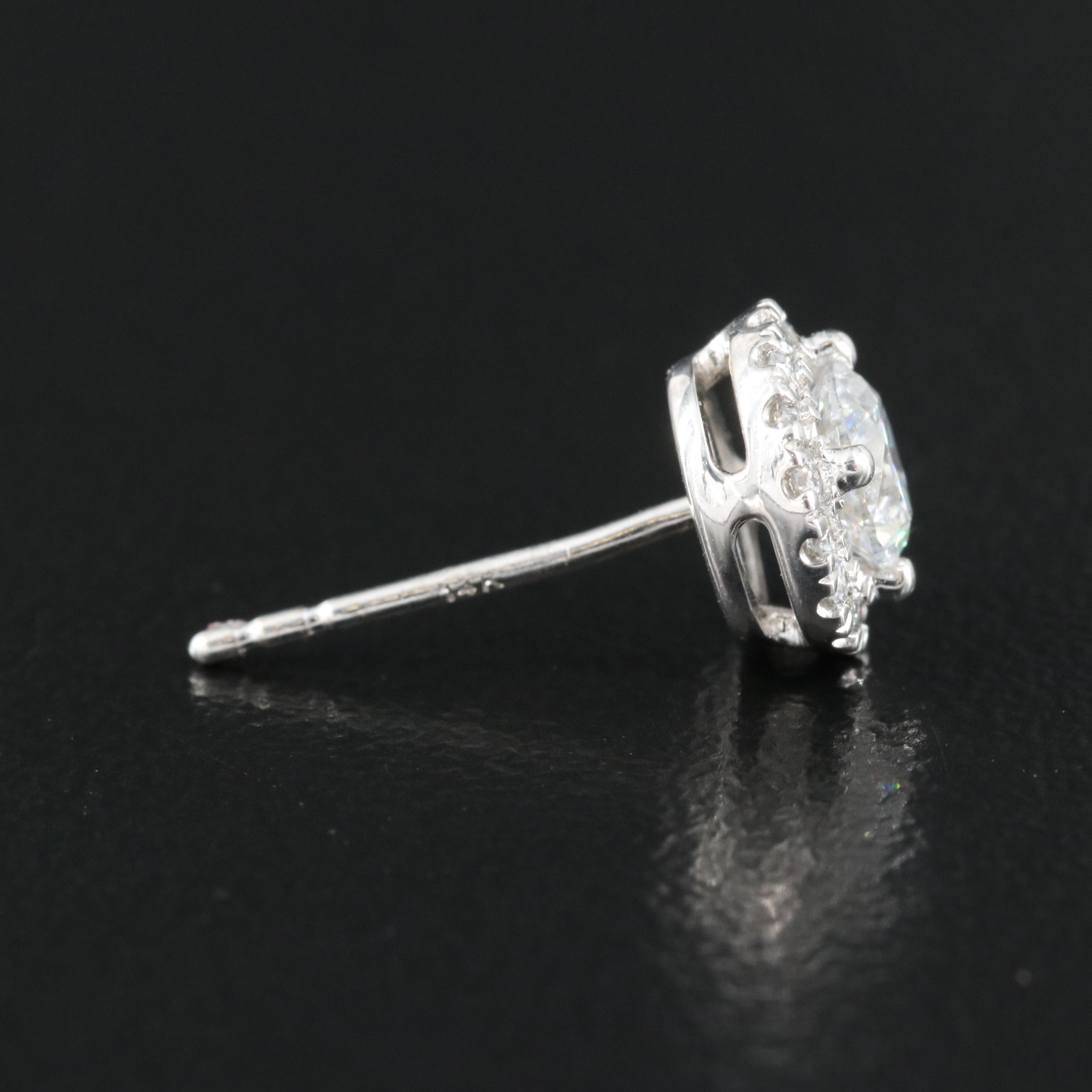 14K 0.92 CTW Lab Grown Diamond Stud Earrings