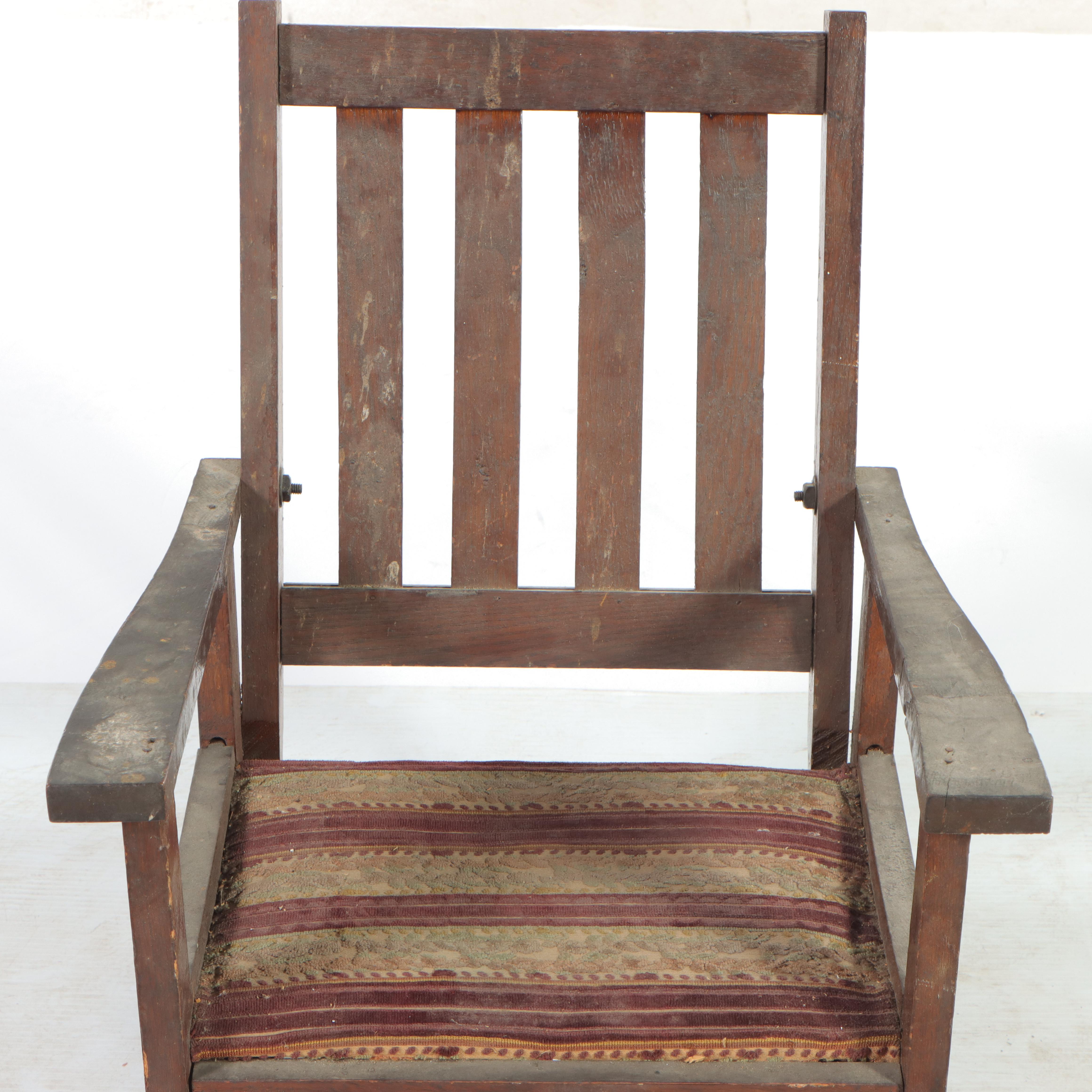 Two Oak Child's Rockers, Incl. Arts and Crafts Example