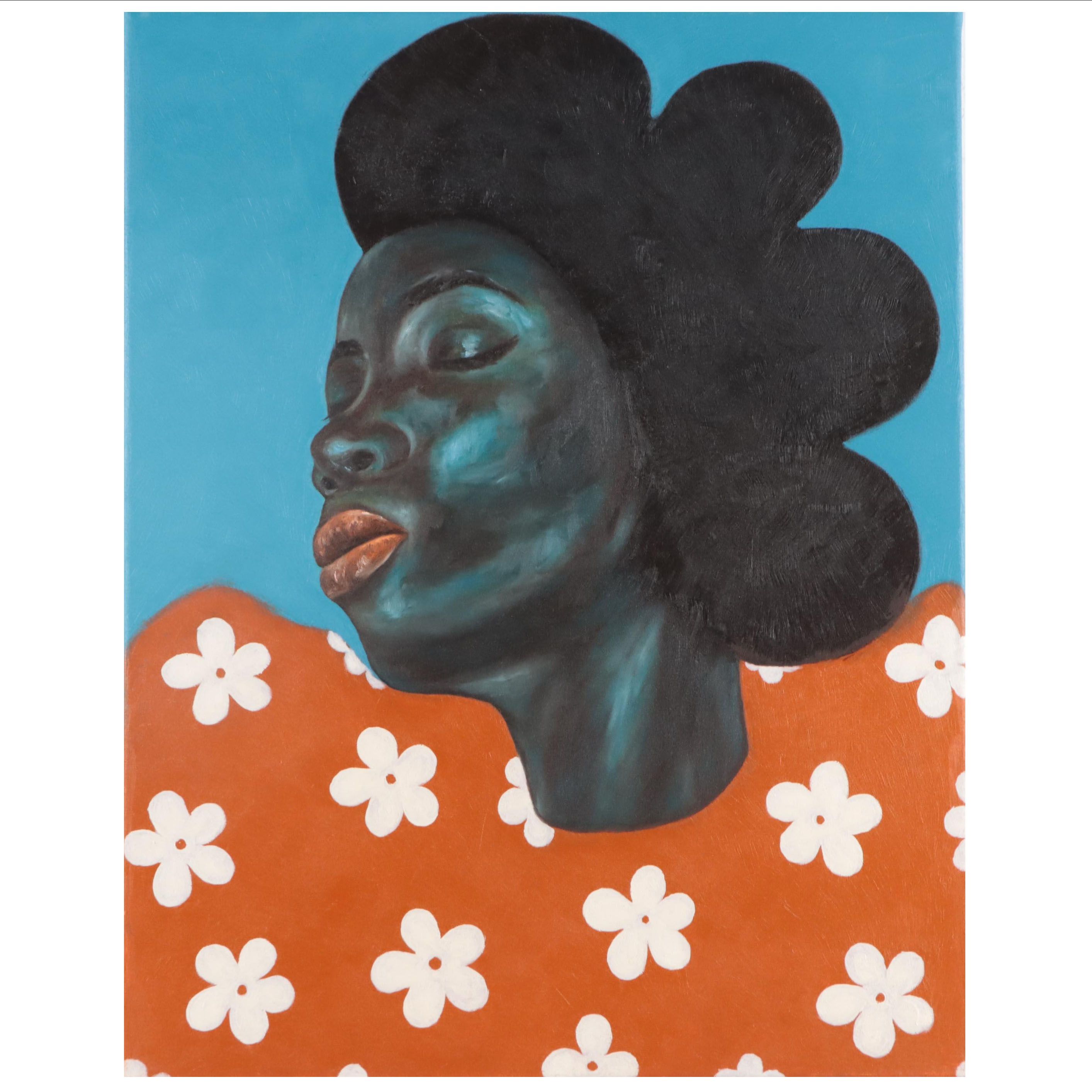 Oluwakemi Omowaire Oil Painting "Reign," 2023