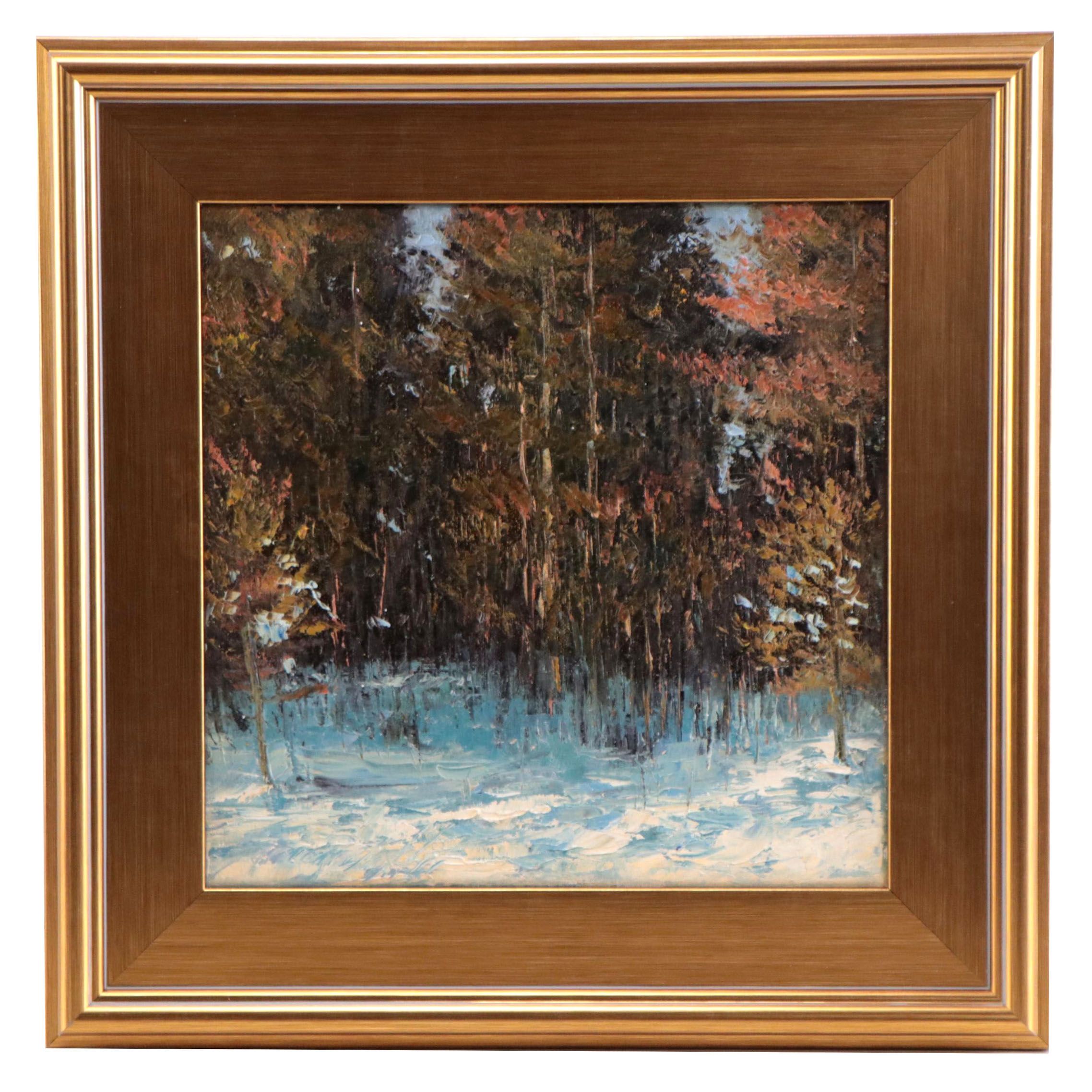 Garncarek Aleksander Oil Painting "Las," 2022