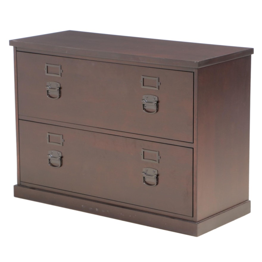 Pottery Barn "Bedford" Two-Drawer Lateral File Cabinet in Espresso