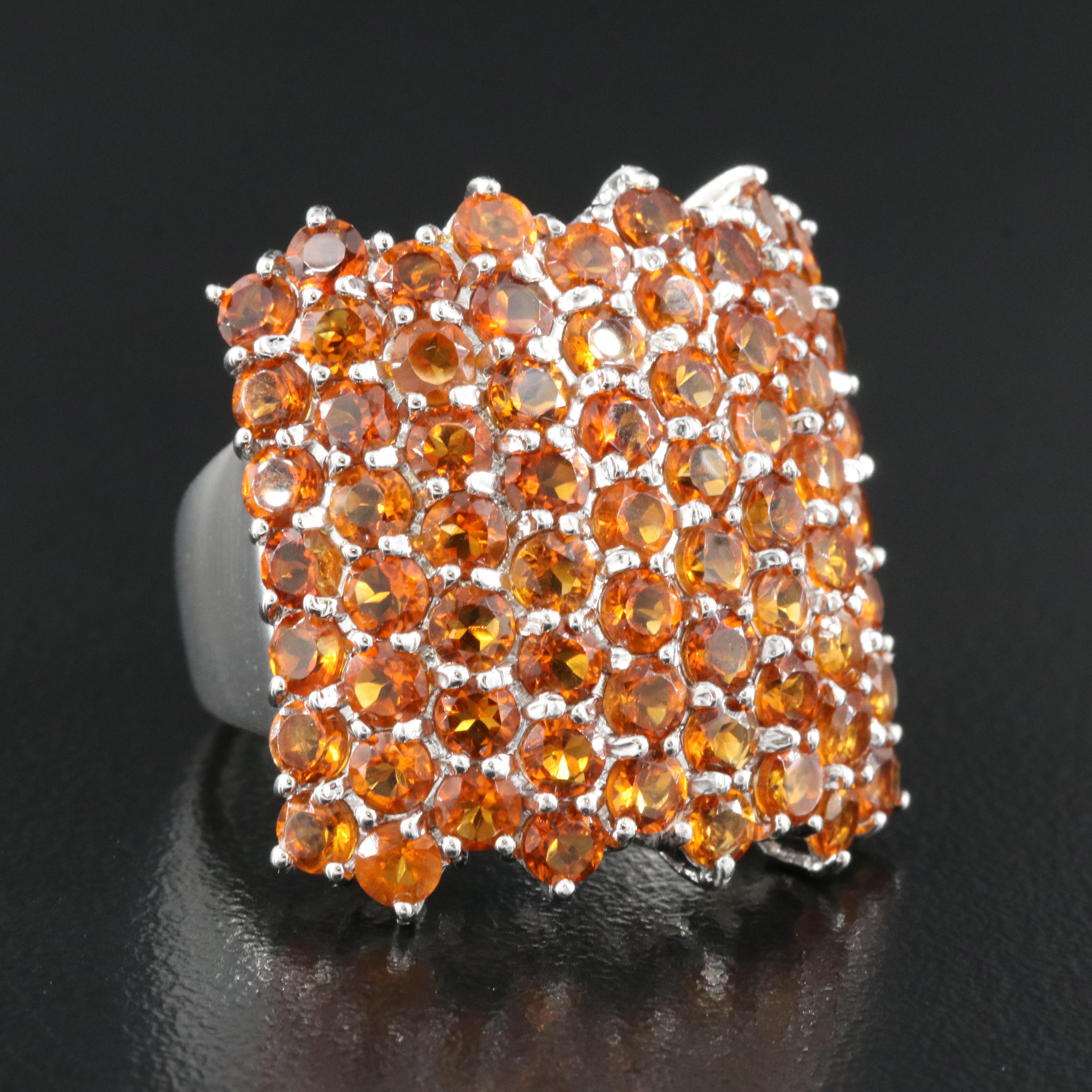 Sterling Citrine Ring