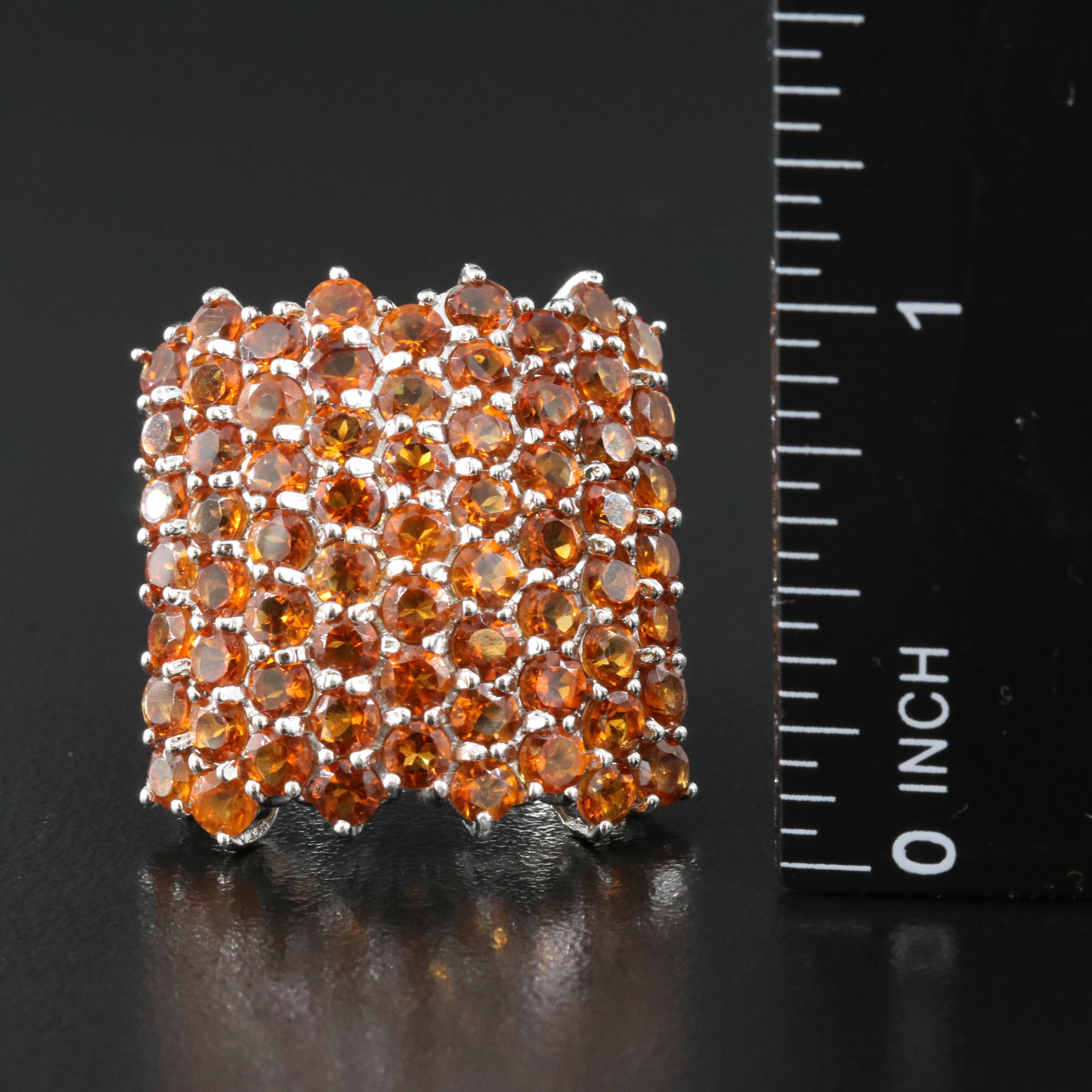 Sterling Citrine Ring