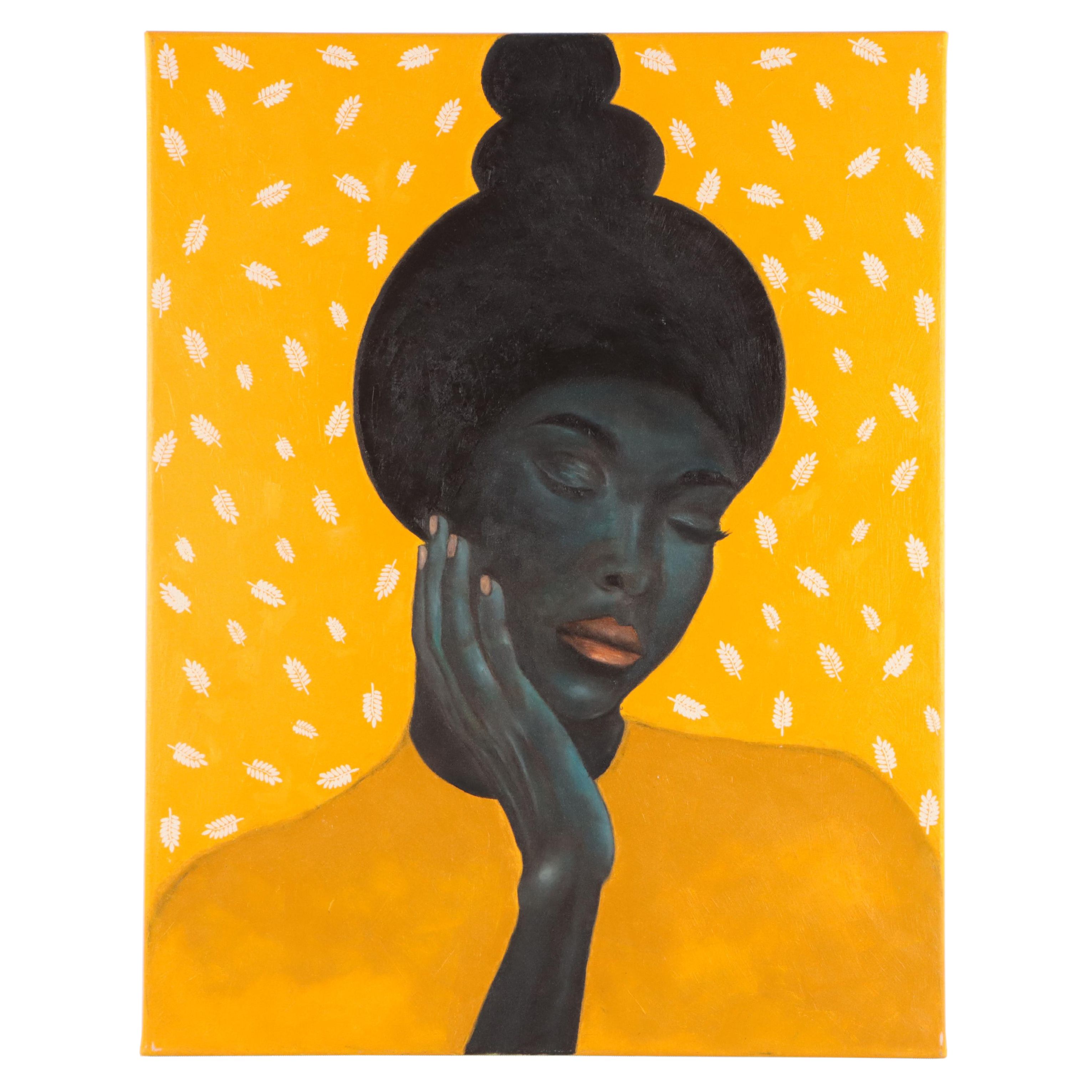 Oluwakemi Omowaire Oil Painting "Here Is Home," 21st Century