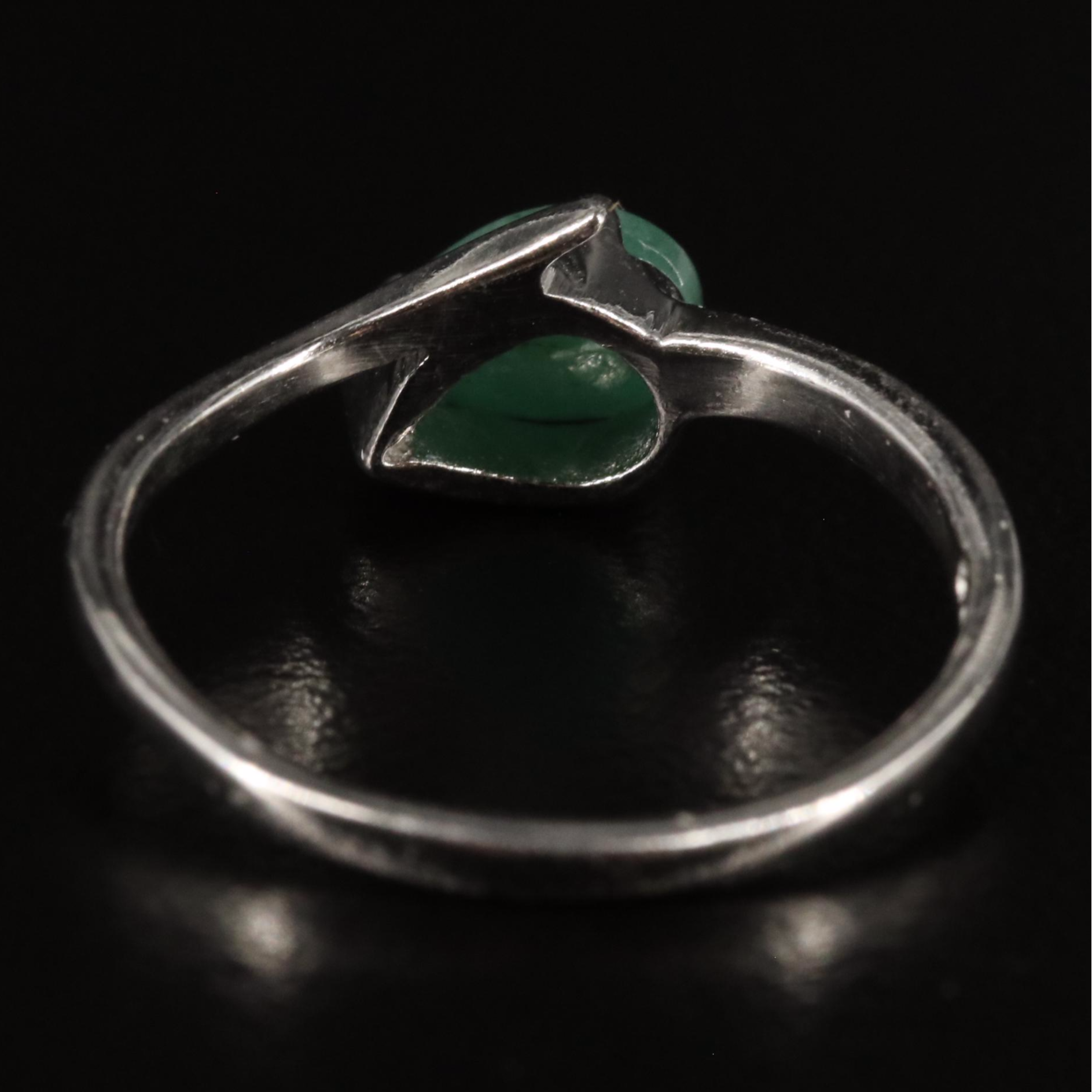Sterling Emerald Ring