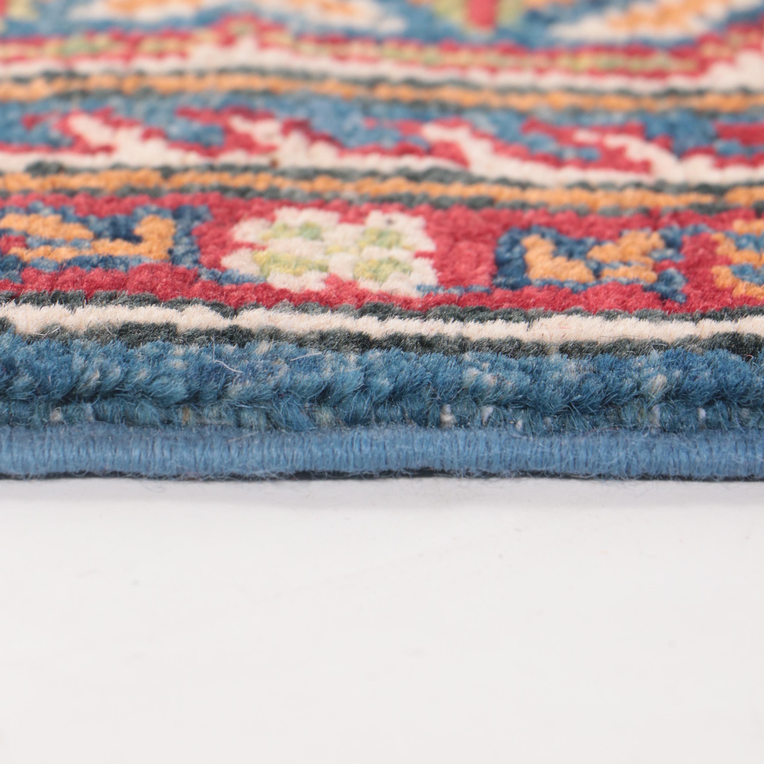 3'4 x 4'11 Hand-Knotted Pakistani Kazak Accent Rug