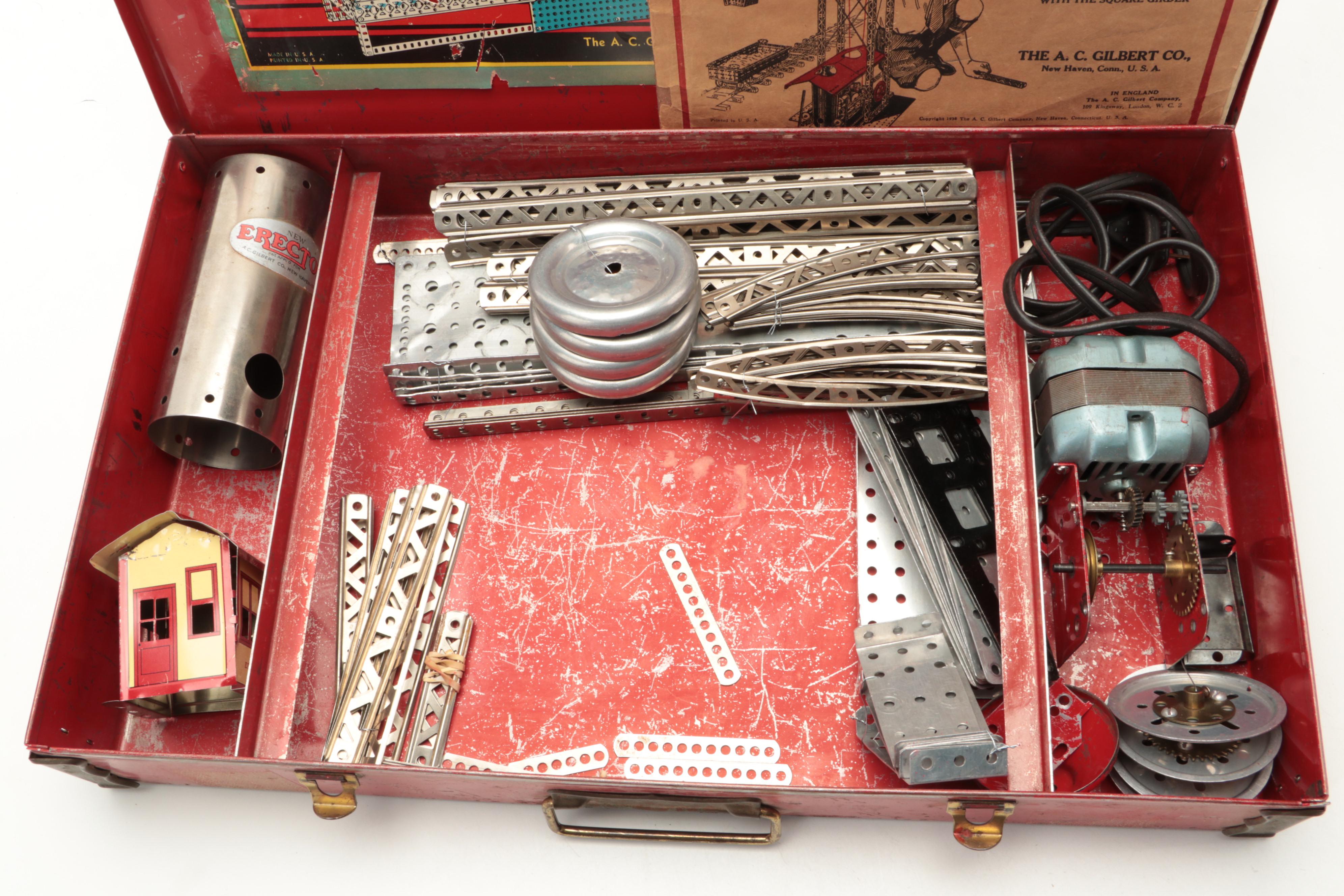 A.C. Gilbert Electric No. 8 ½ Erector Set, 1938