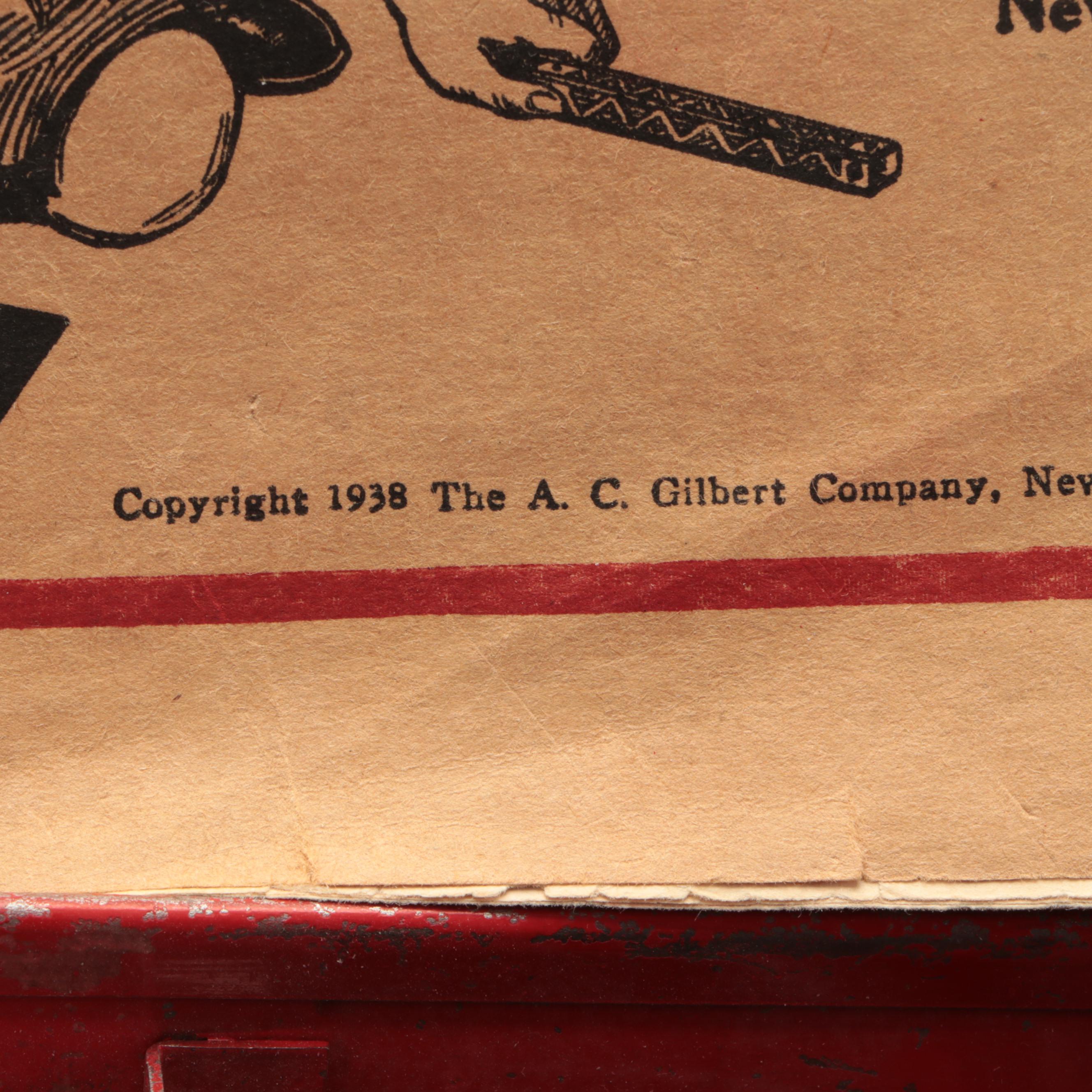 A.C. Gilbert Electric No. 8 ½ Erector Set, 1938