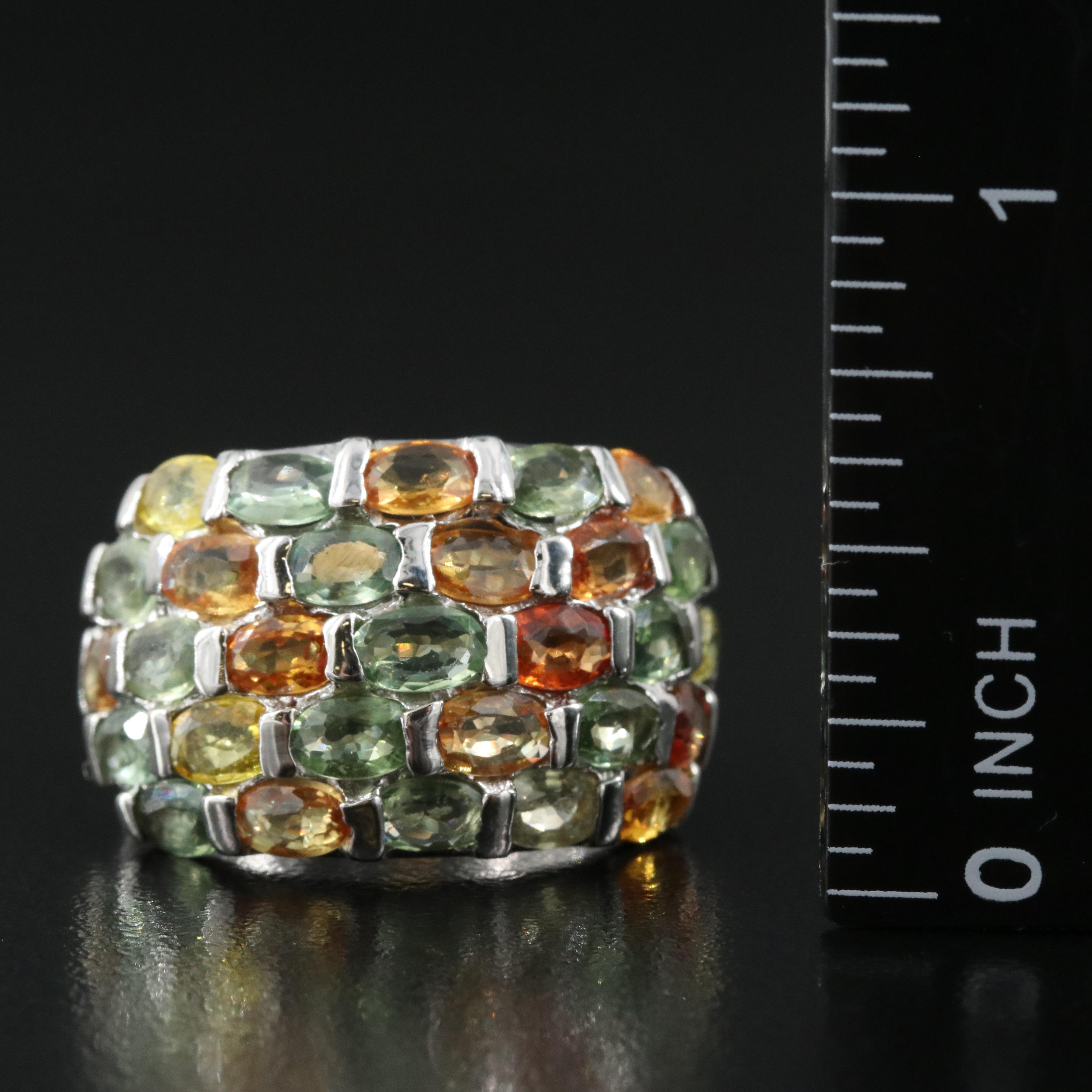 Sterling Silver Sapphire Ring