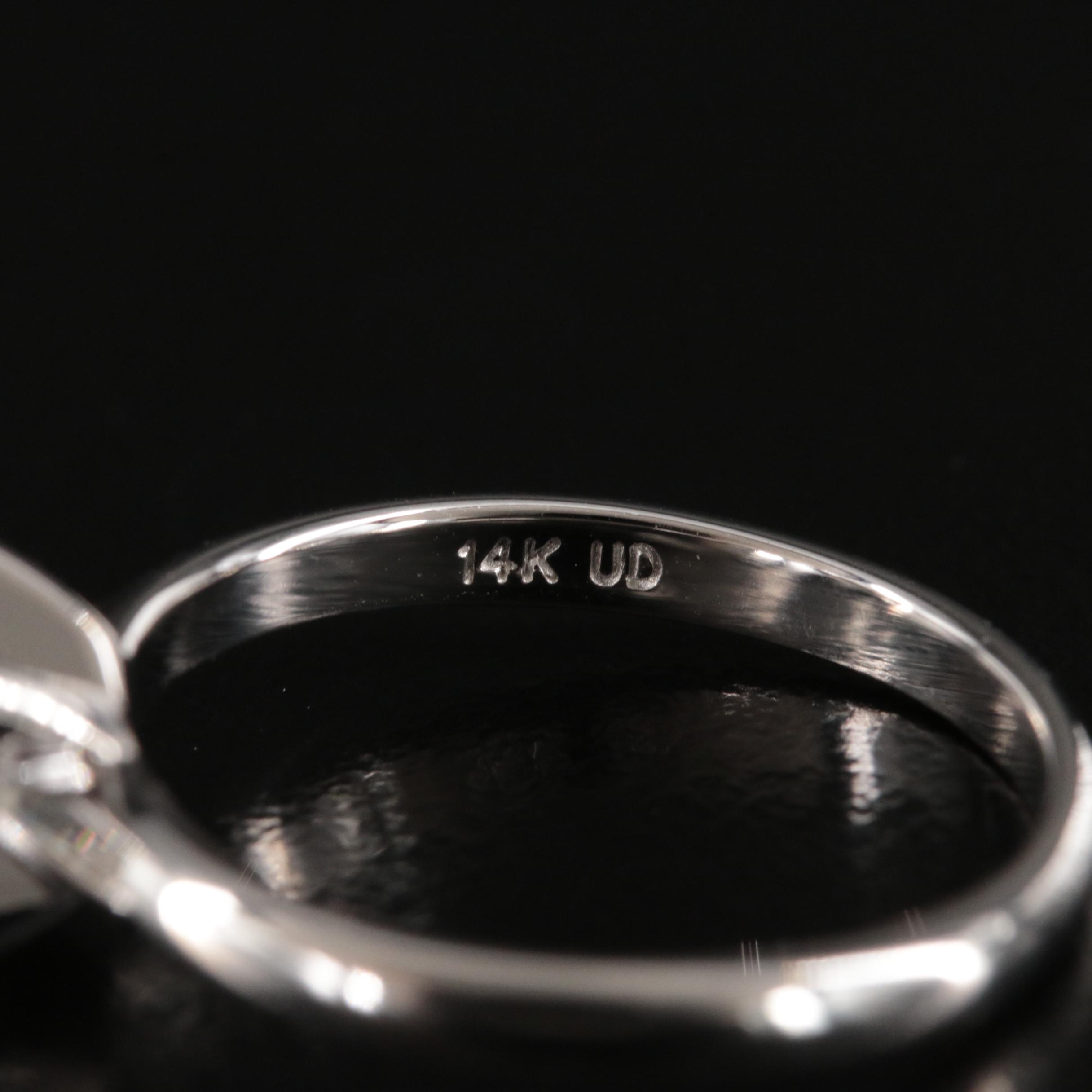 14K 3.44 CT Lab Grown Diamond Solitaire Ring