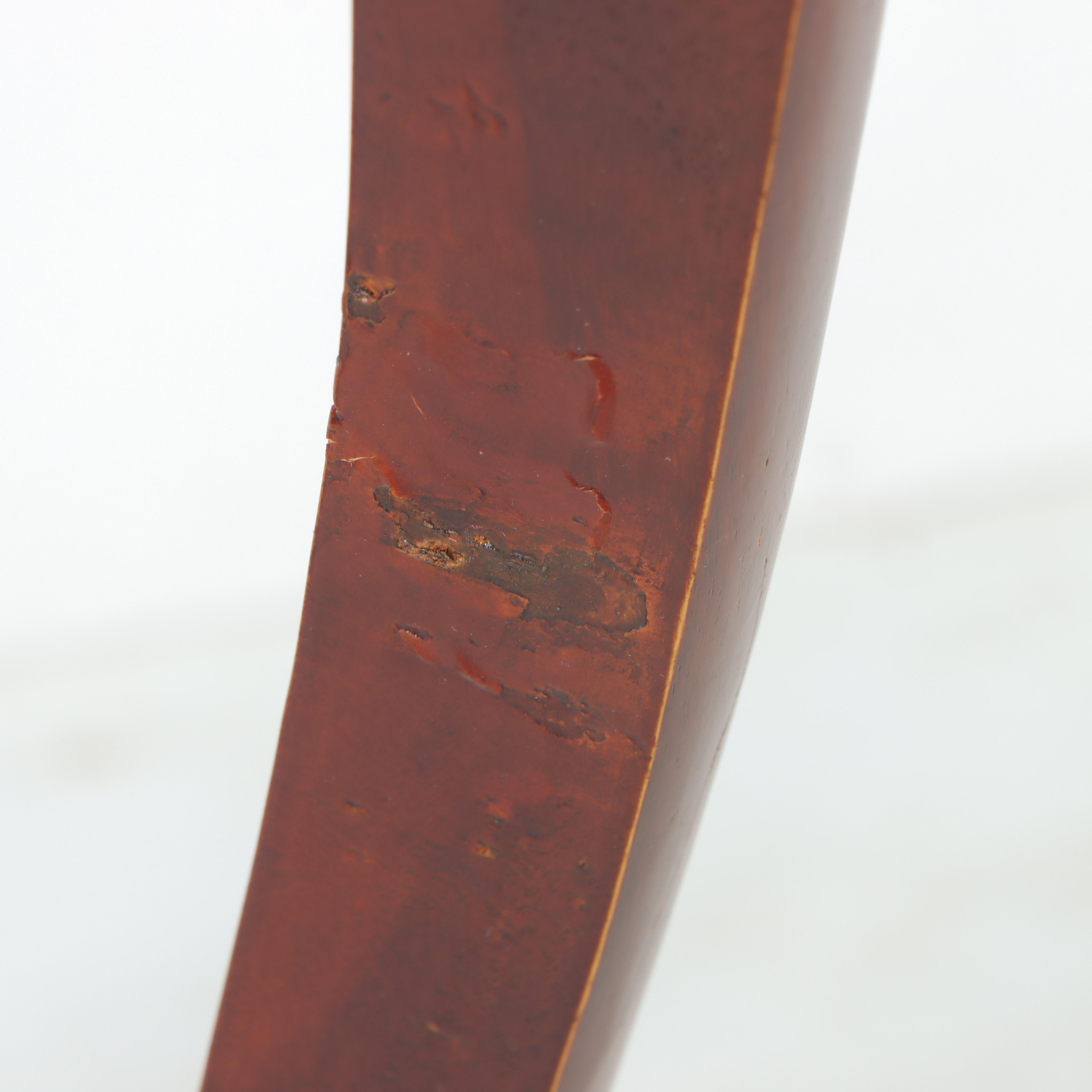 Chinese Carved Hardwood and Marble Top Pedestal