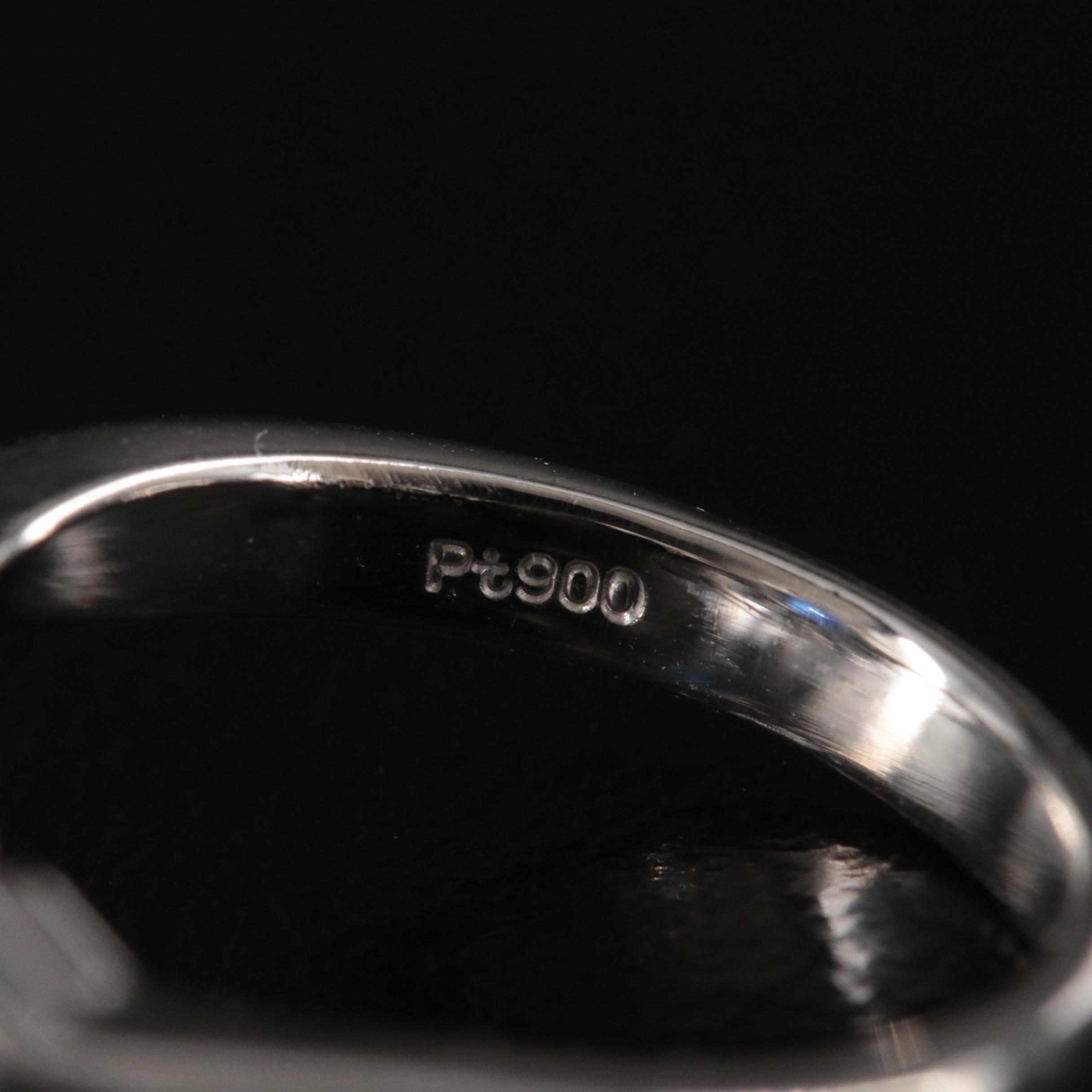 Platinum 2.23 CT Ceylon Sapphire and Diamond Ring with GIA Report