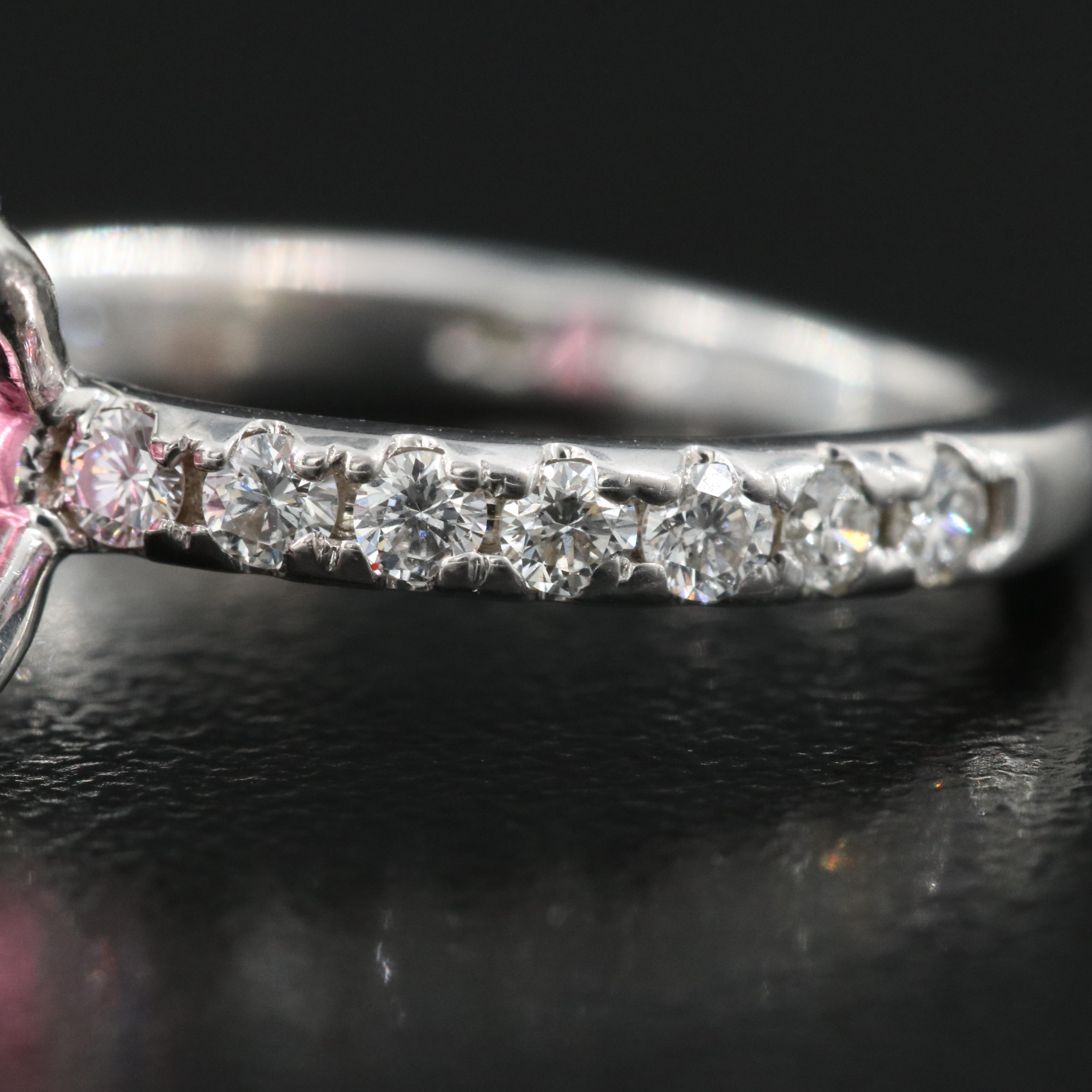 14K Tourmaline and Diamond Ring with GIA Report