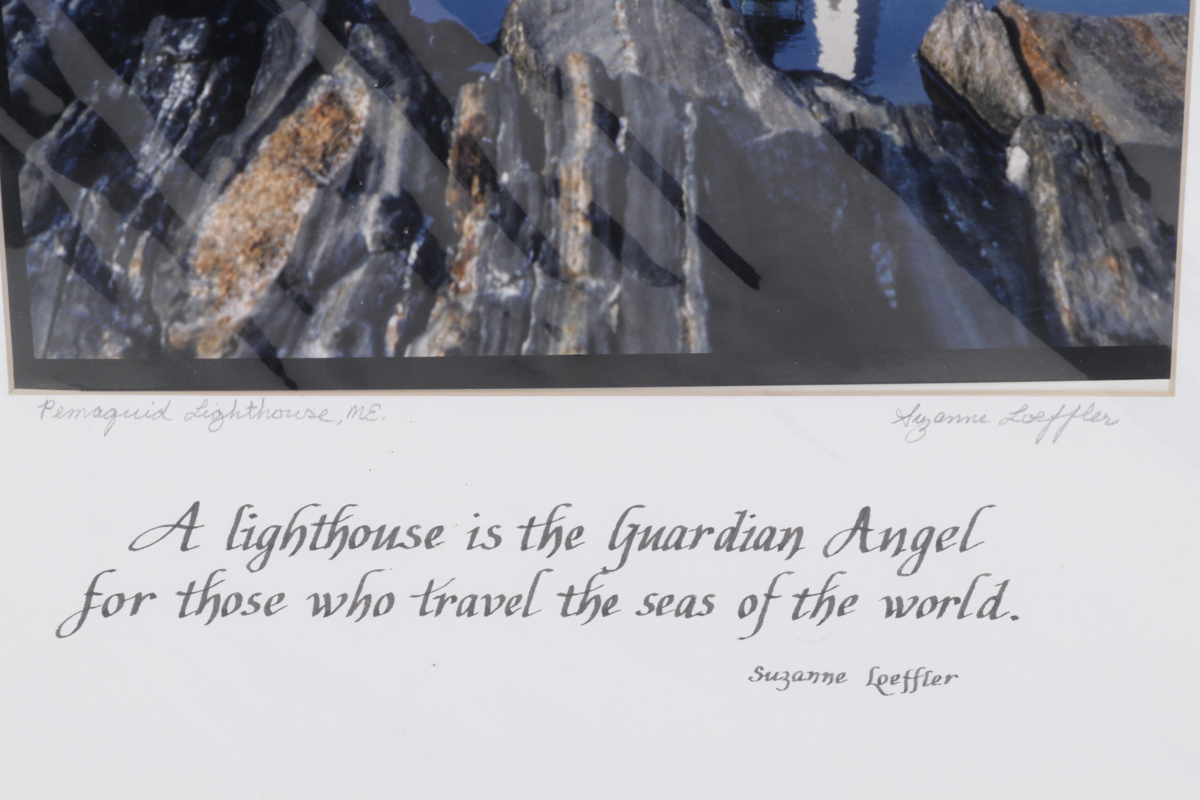 Suzanne Loeffler Digital Photograph "Pemaquid Lighthouse, ME," 21st Century