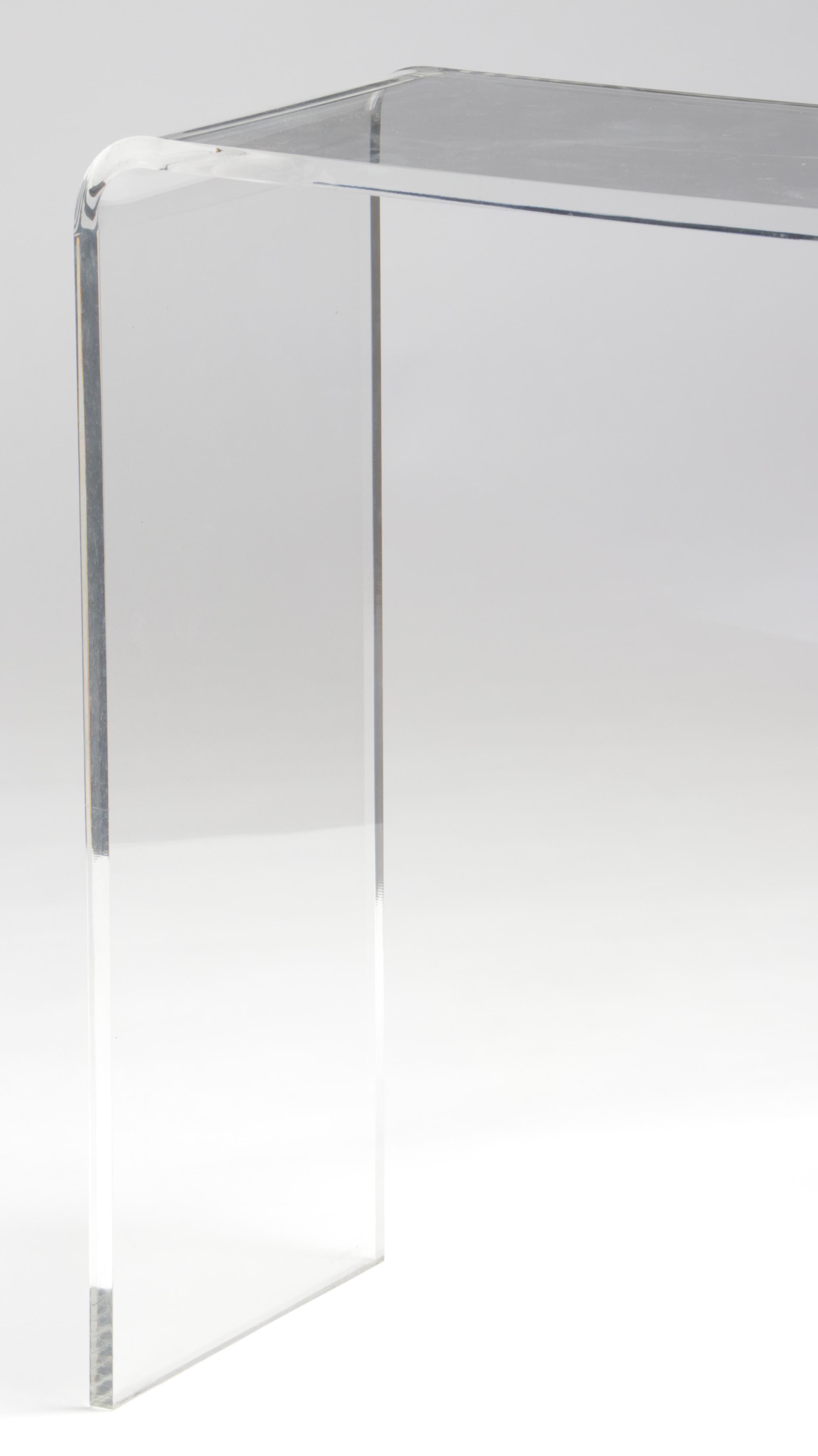 Modernist Style Acrylic "Waterfall" Side Table