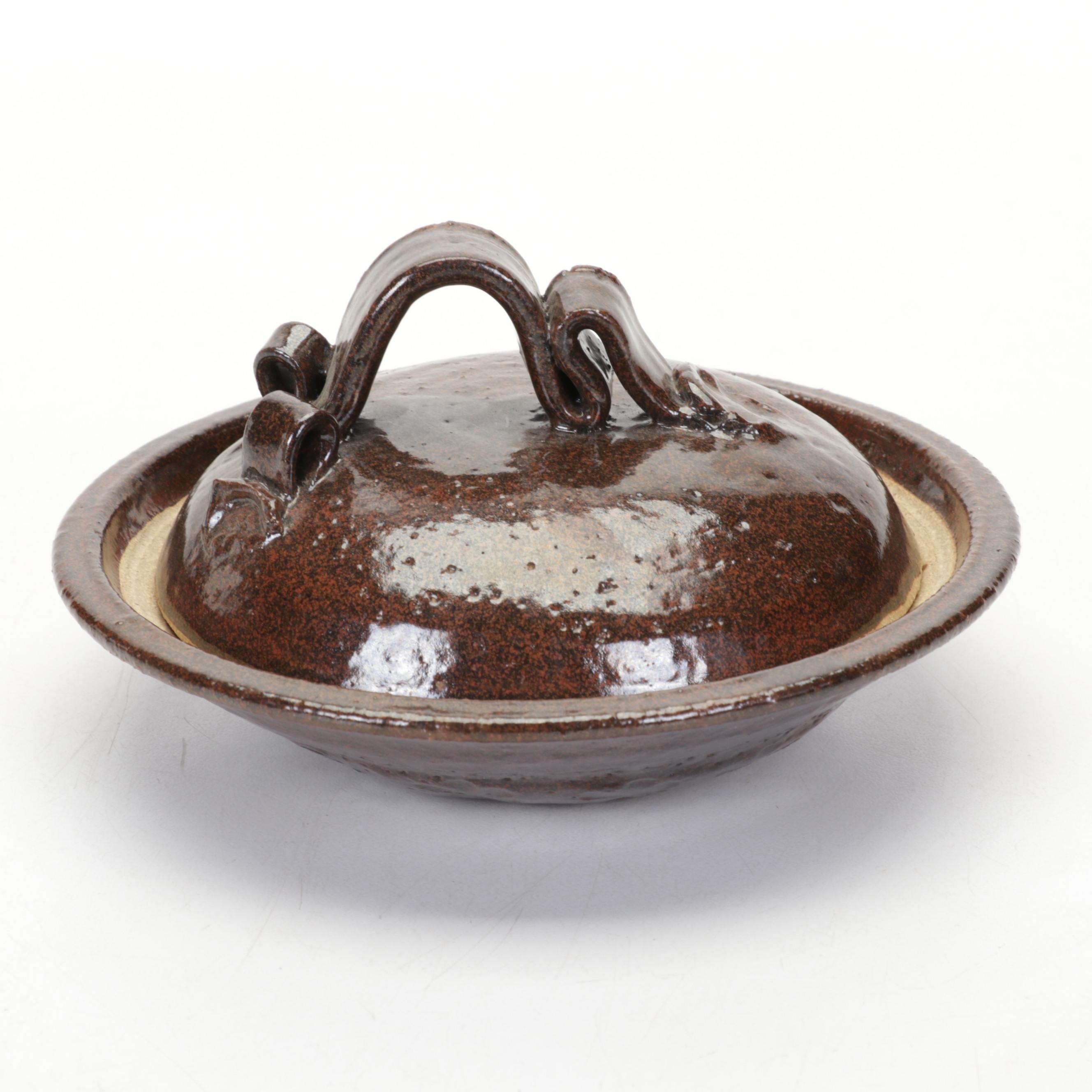 Betty Talbott and Other Studio Glazed Stoneware Lidded Vessels