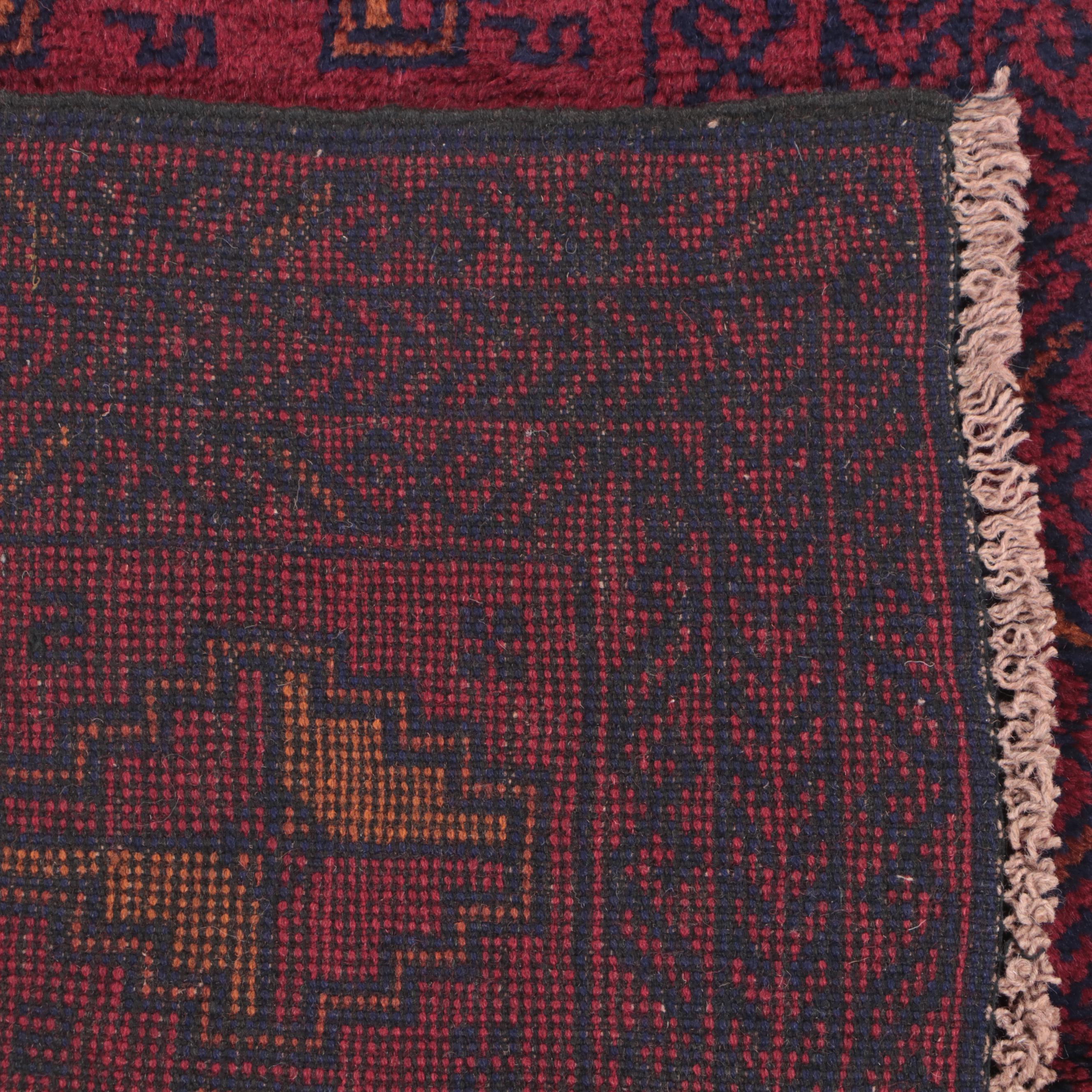 2'8 x 4'11 Hand-Knotted Afghan Taimani Accent Rug