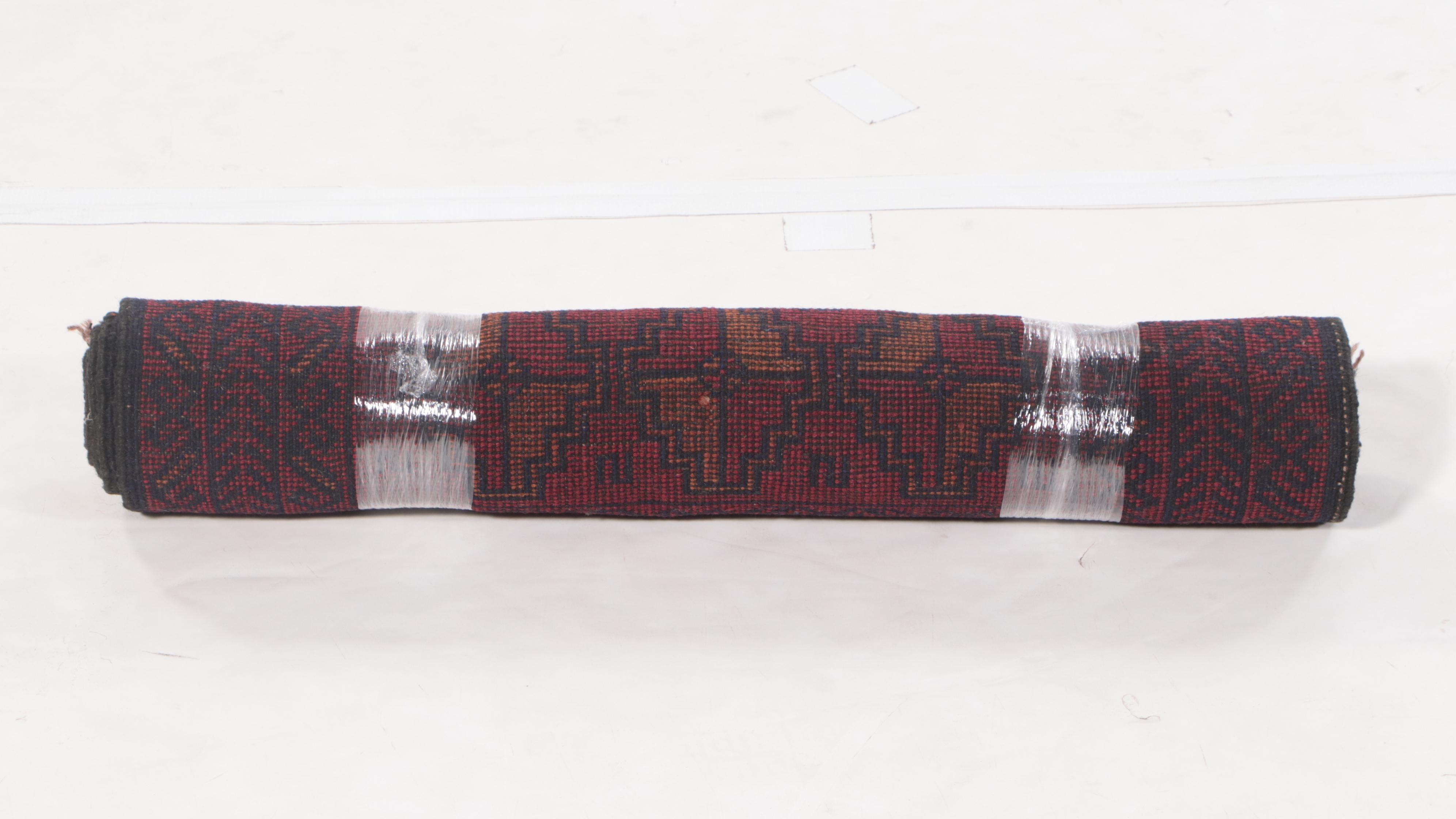 2'8 x 4'11 Hand-Knotted Afghan Taimani Accent Rug