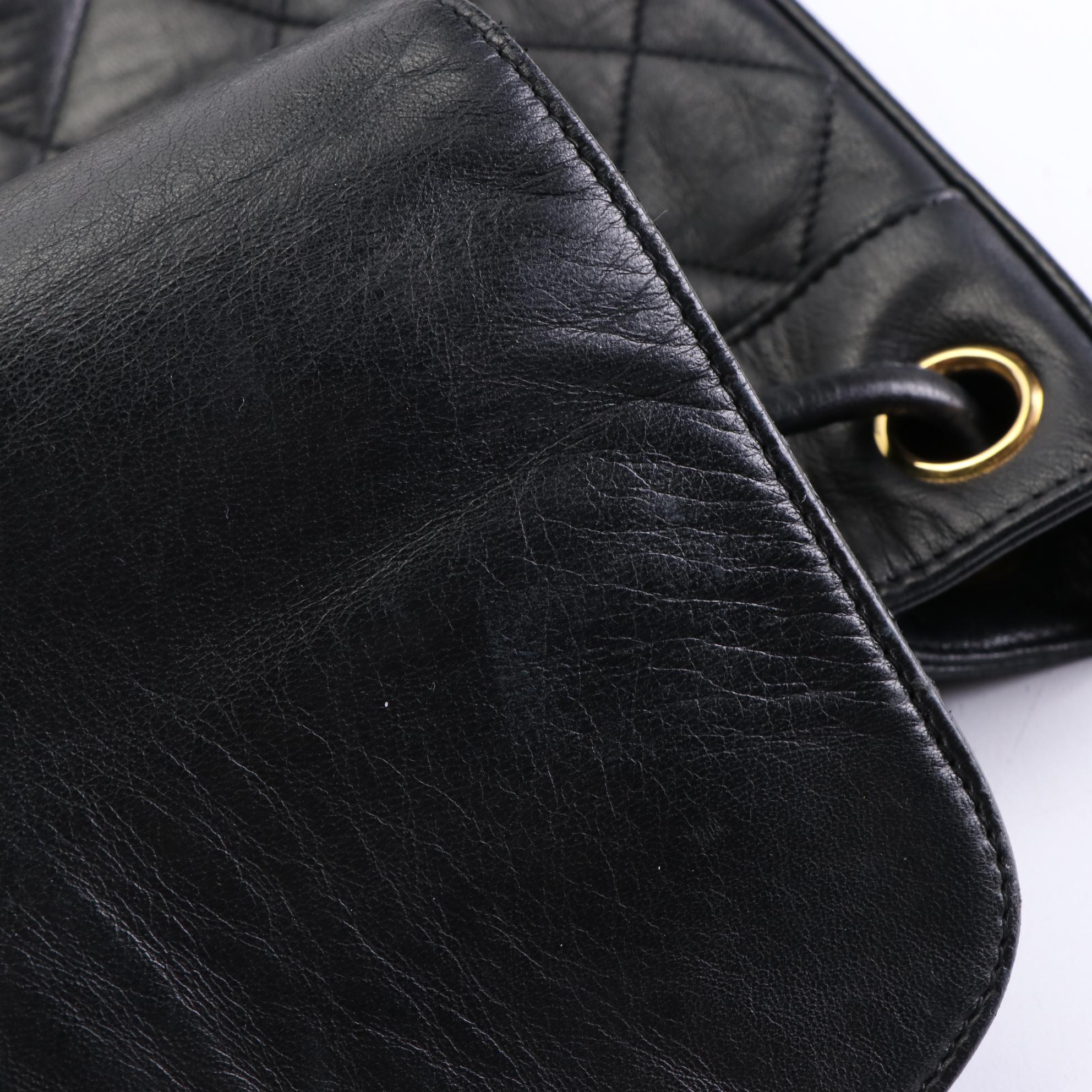 Chanel Chain Backpack in Quilted Lambskin with Pouch