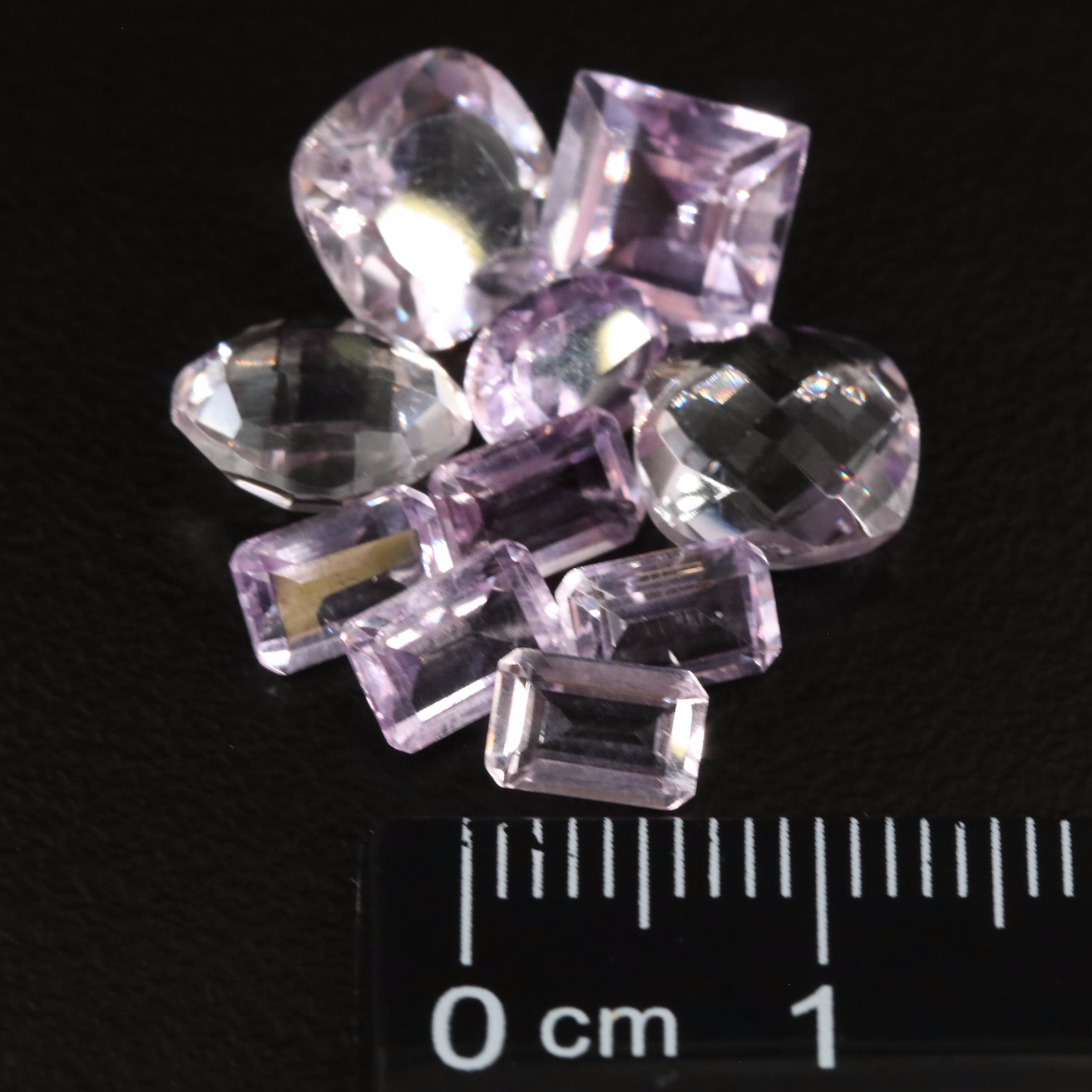 Loose 10.92 CTW Amethyst Lot