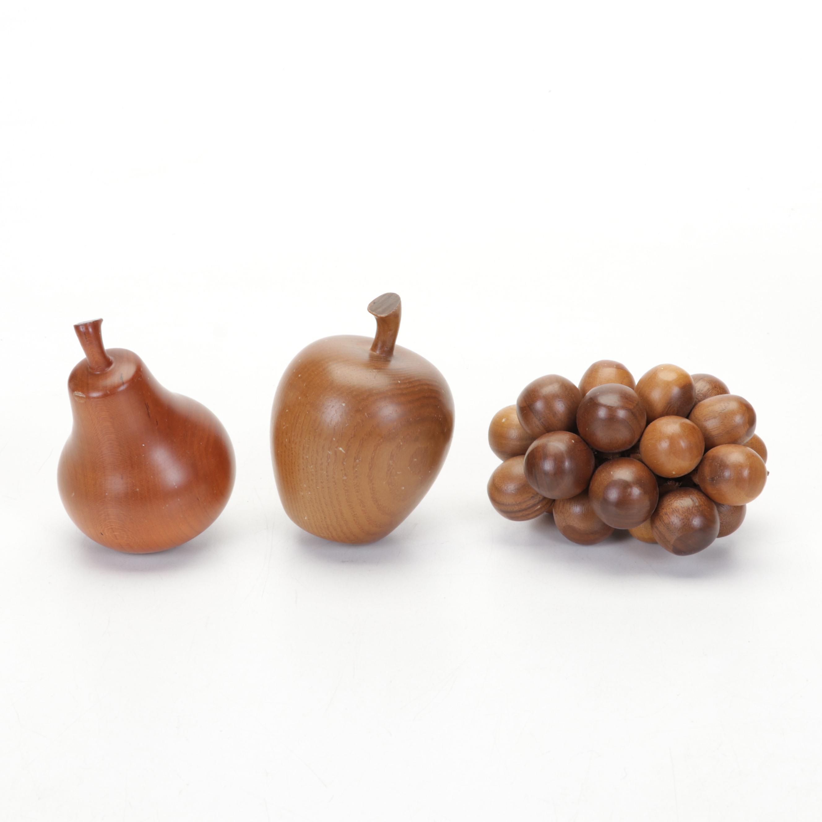 Mid Century Modern Console Bowl with Studio Pottery and Other Décor