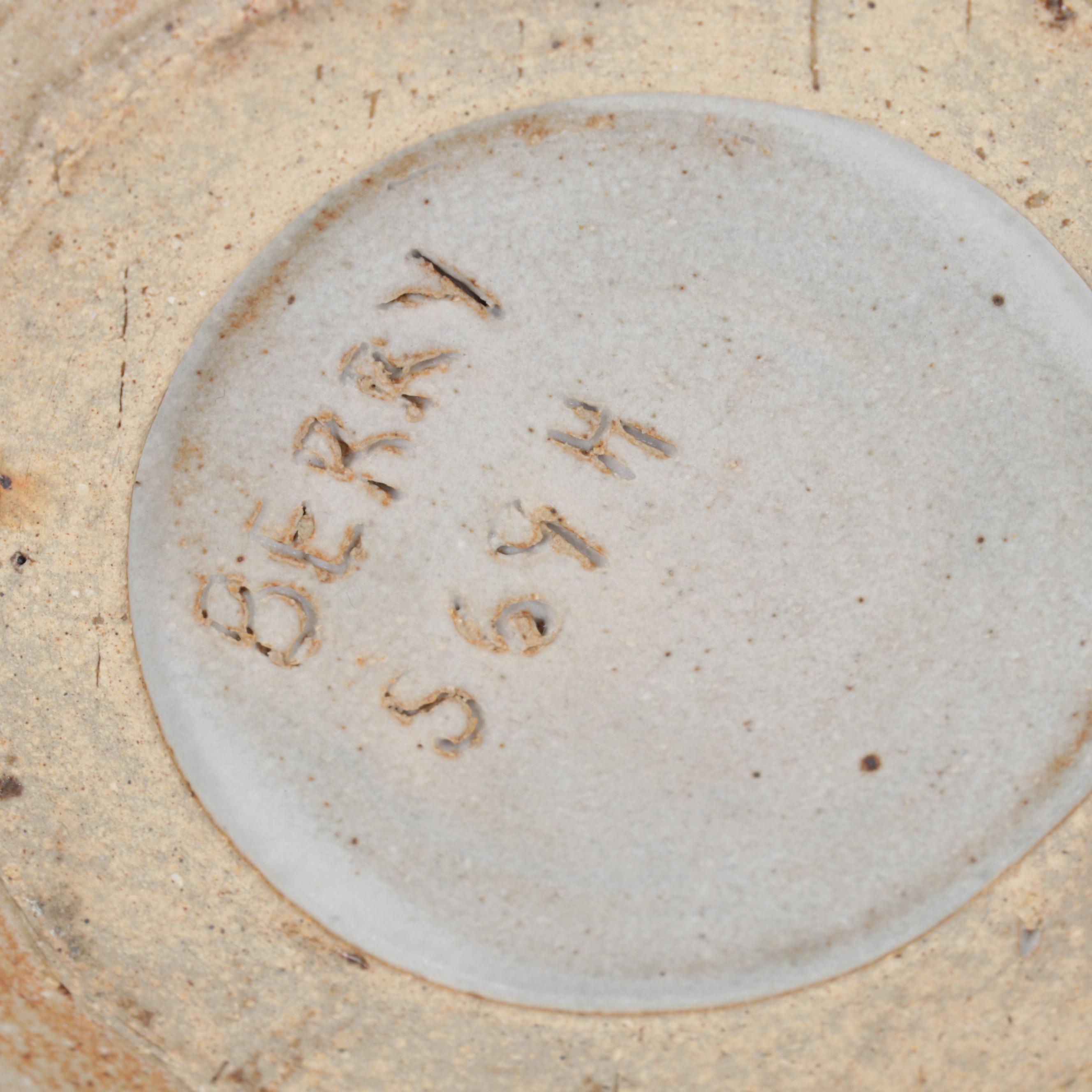 Mid Century Modern Console Bowl with Studio Pottery and Other Décor
