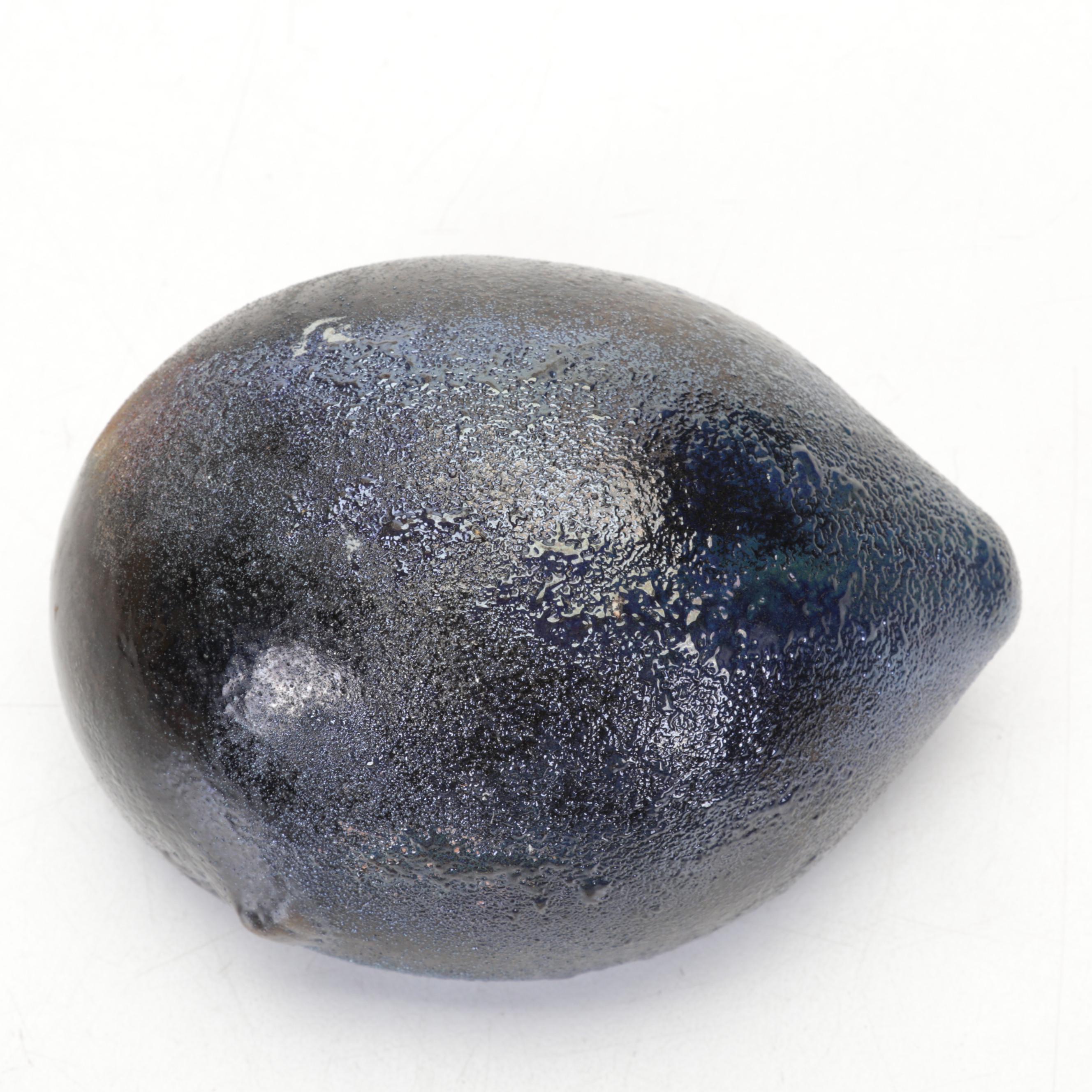 Mid Century Modern Console Bowl with Studio Pottery and Other Décor