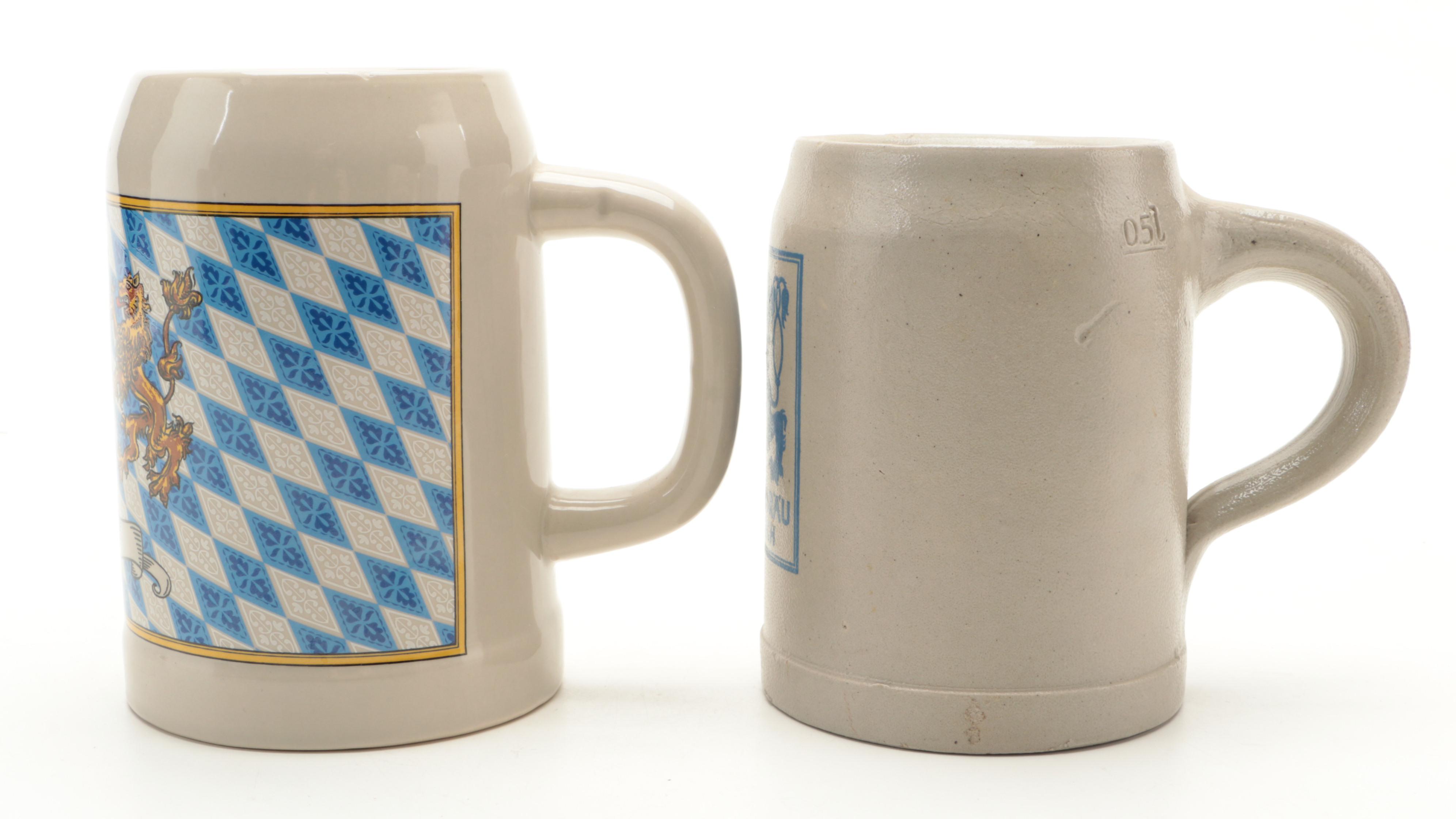 Denver Oktoberfest and Other German Stoneware Tankards